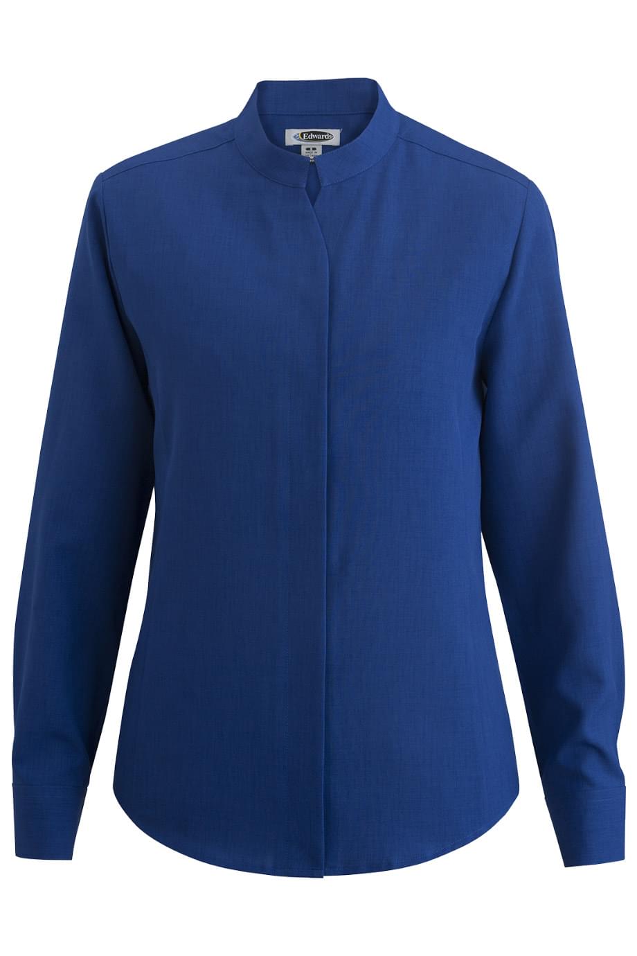 Ladies Stand-Up Collar Shirt - 5398