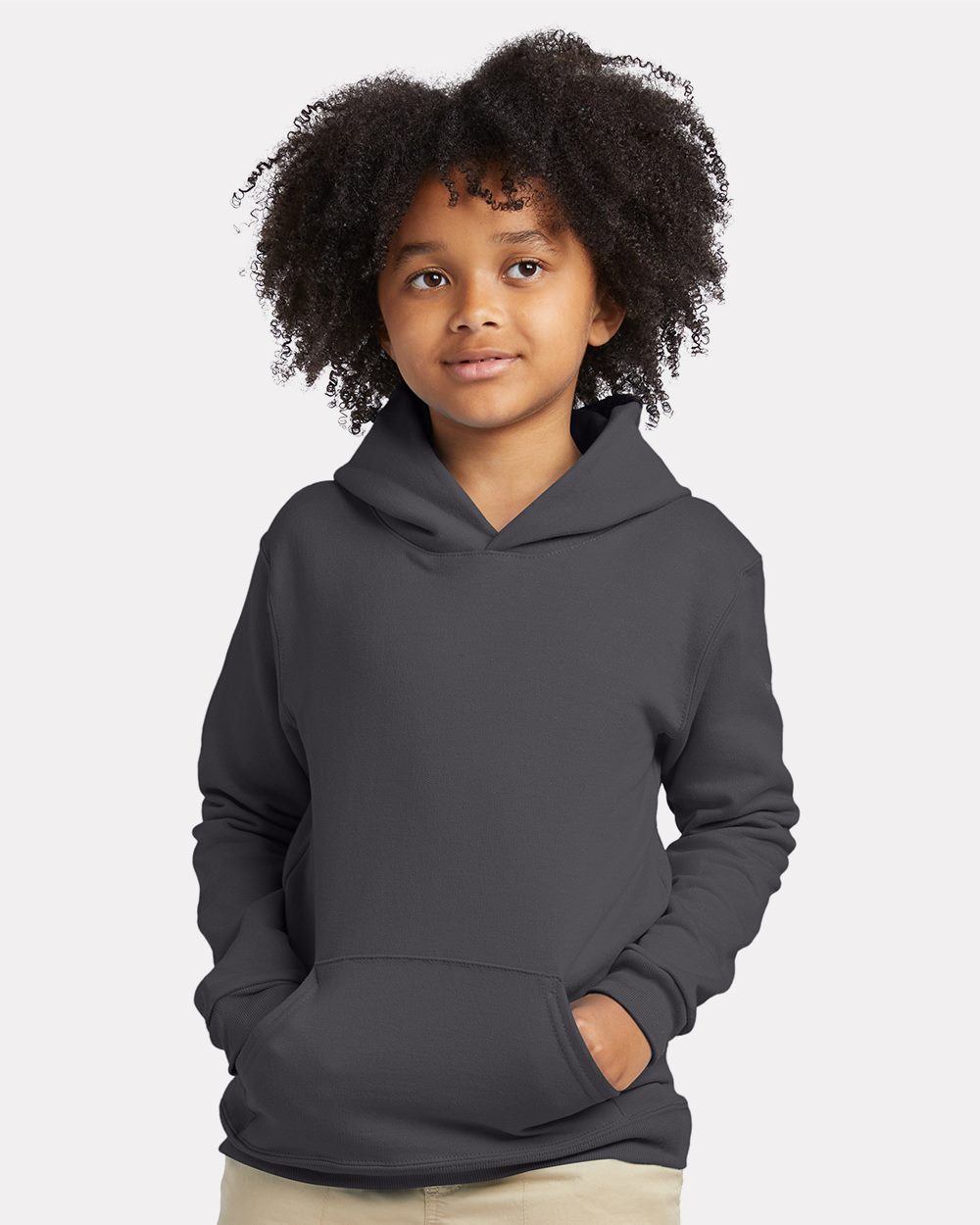 Hanes Ecosmart® Youth Hooded Sweatshirt - P473