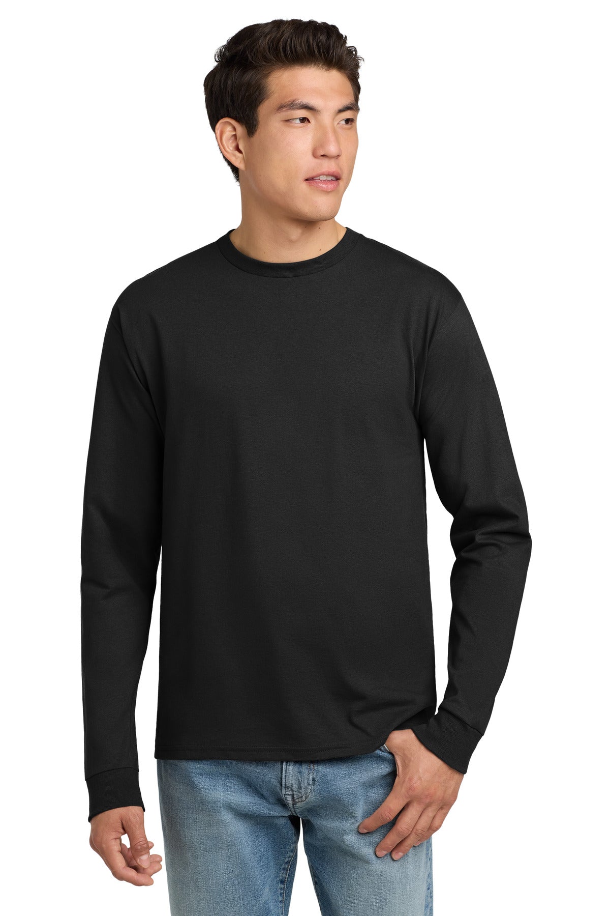 Hanes? - Authentic 100% Cotton Long Sleeve T-Shirt. 55