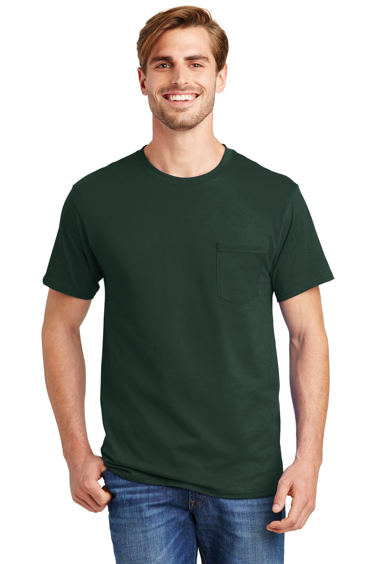 Hanes? - Authentic 100% Cotton T-Shirt with Pocket. 5