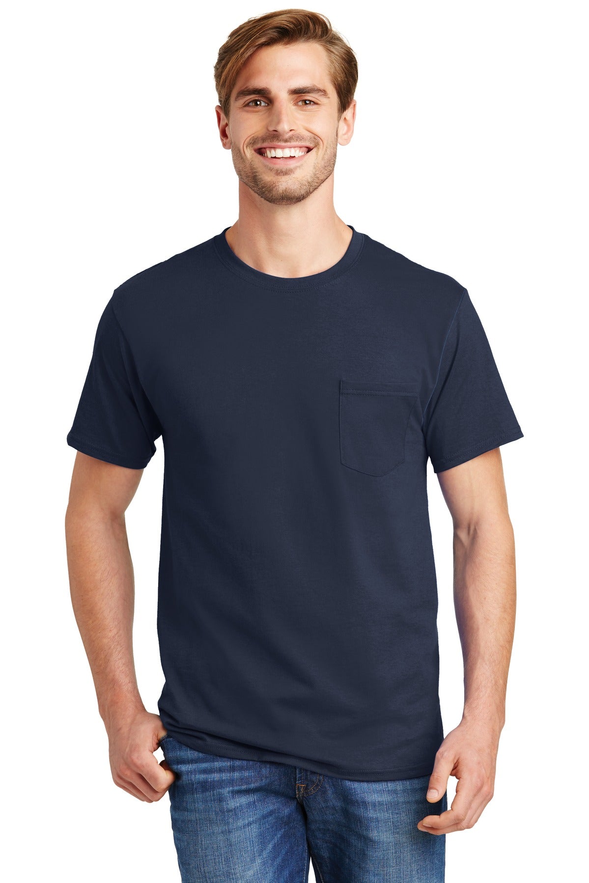 Hanes? - Authentic 100% Cotton T-Shirt with Pocket. 5