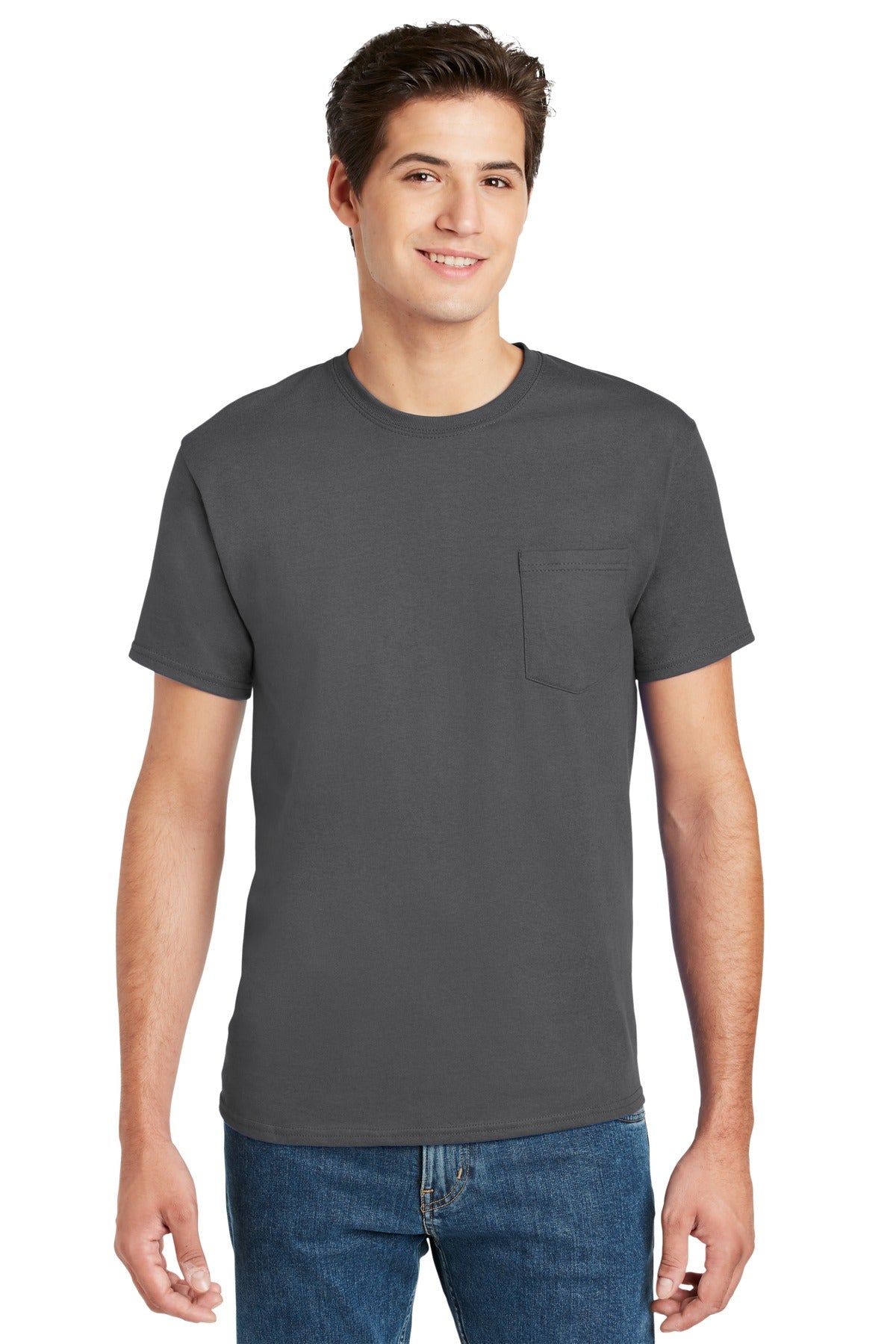 Hanes? - Authentic 100% Cotton T-Shirt with Pocket. 5
