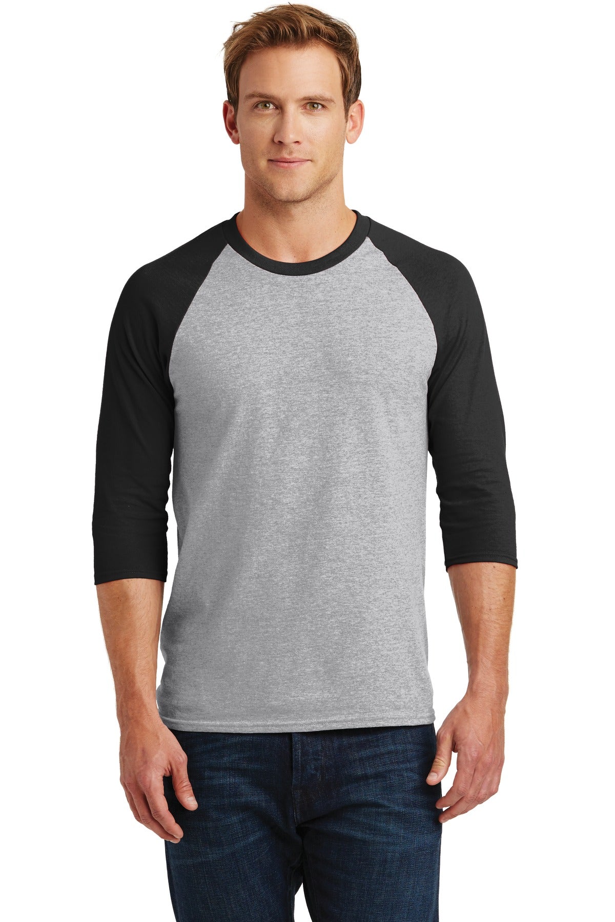 Gildan? Heavy Cotton™ 3/4-Sleeve Raglan T-Shirt.