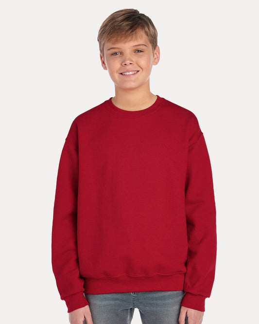 JERZEES NuBlend® Youth Crewneck Sweatshirt - 562BR