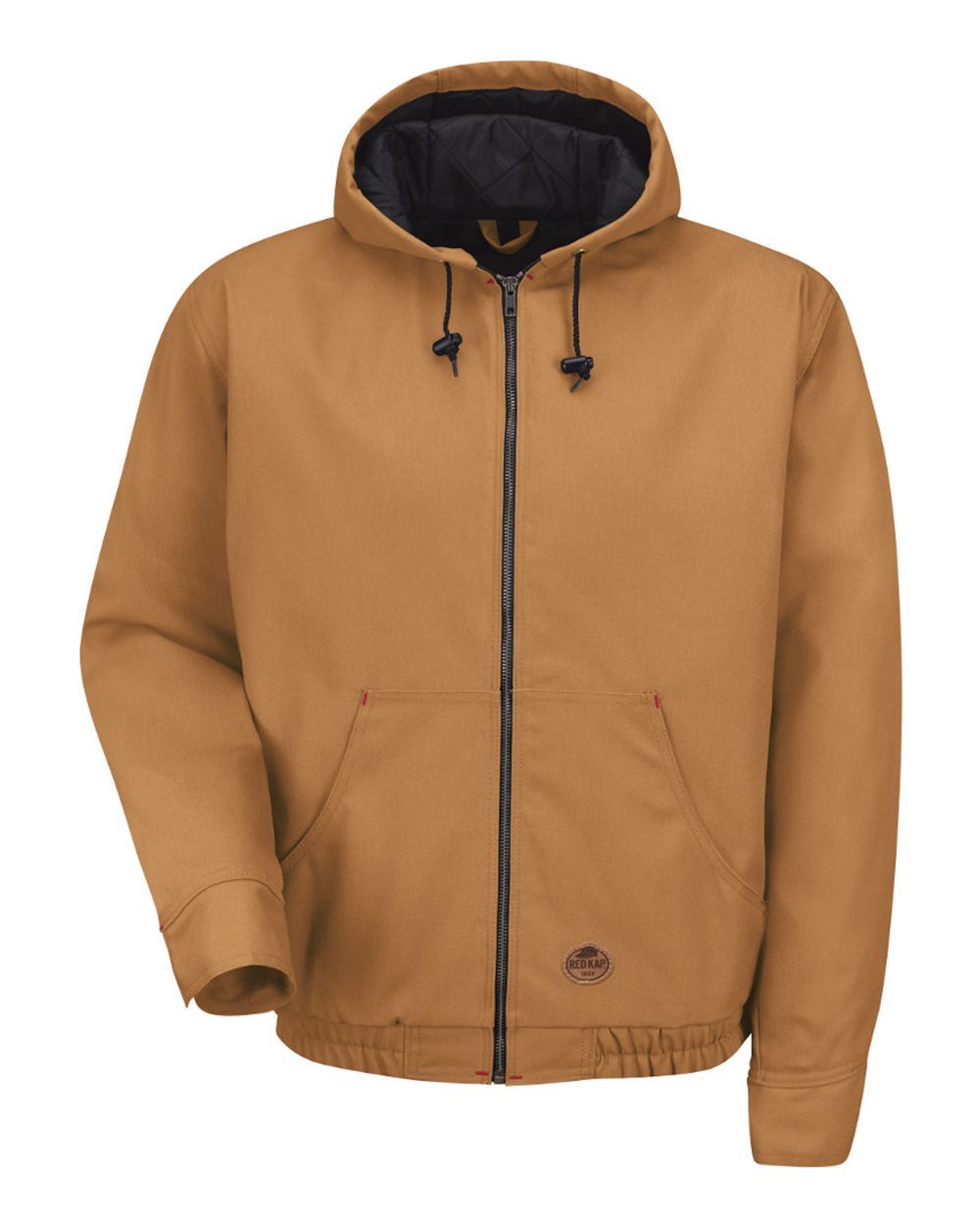 Red Kap Blended Duck Zip-Front Hooded Jacket - JD20