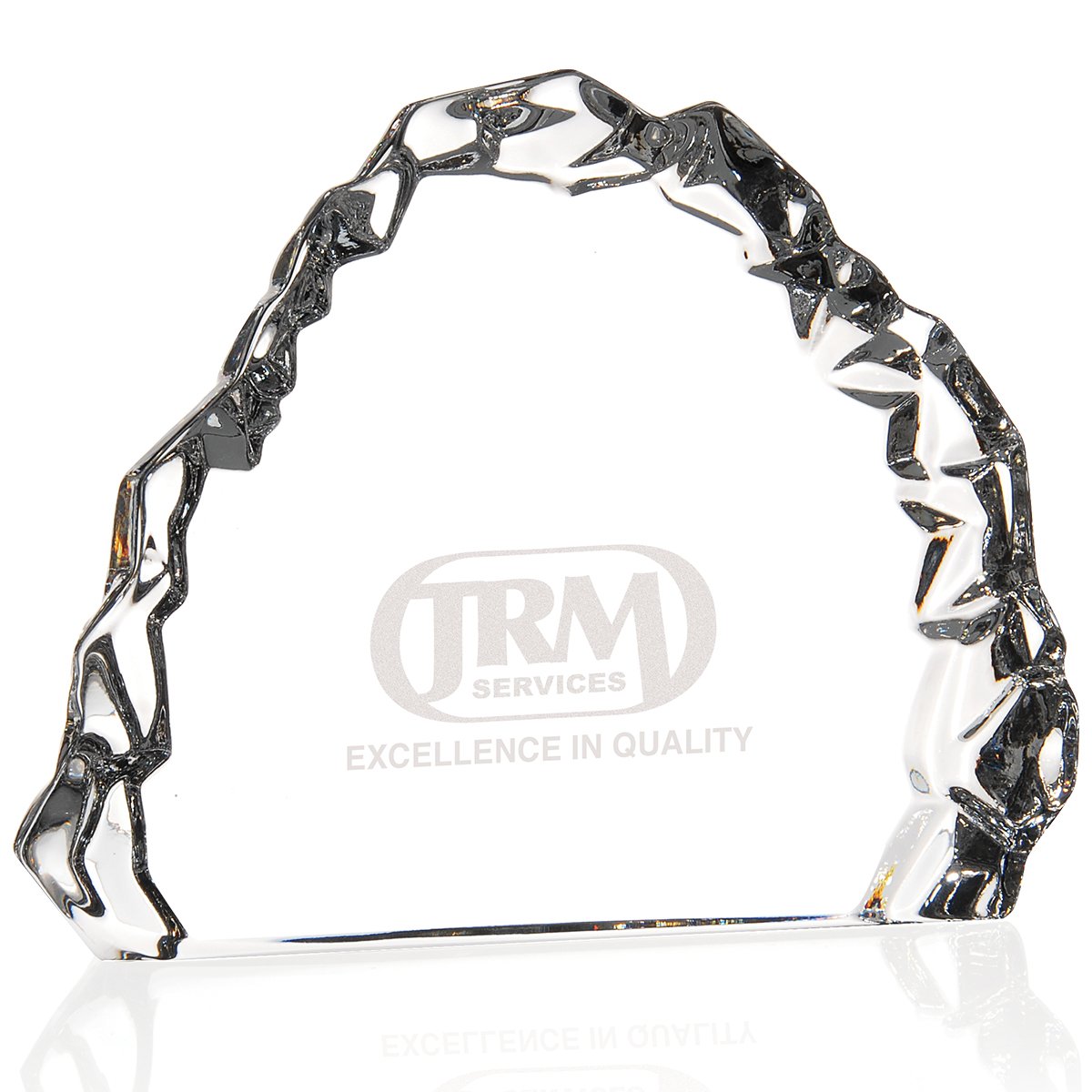 MARIO CIONI Carved Crystal Award-35272