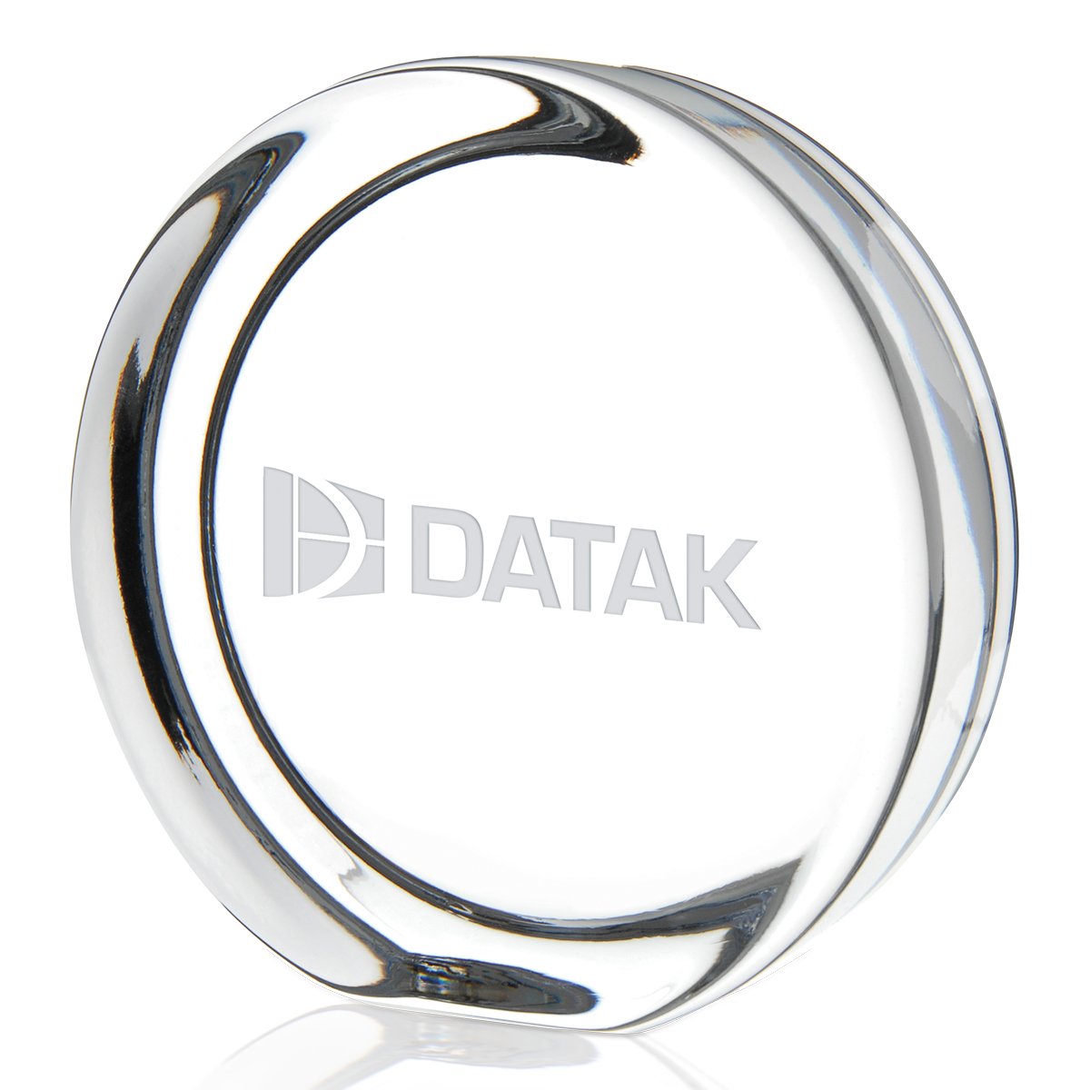 MARIO CIONI Round Paperweight with Flat Edge-35270