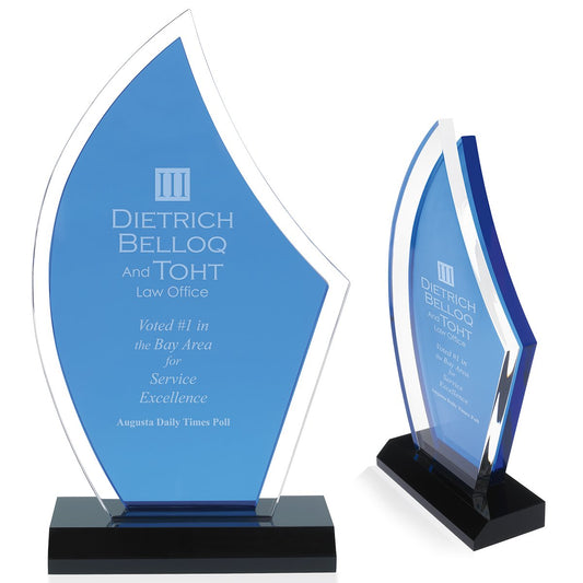 JAFFA Acrylic Sailboat Award-36653