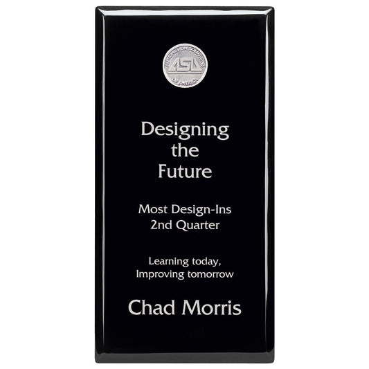 JAFFA Black Plaque  6 x 12-25178