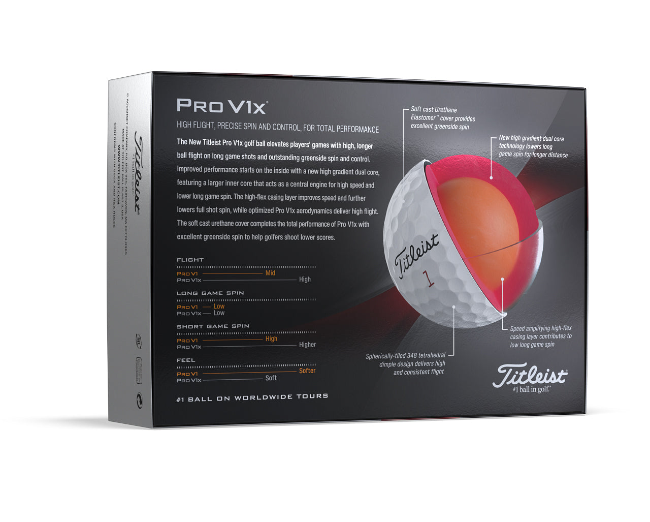 Titleist Pro V1x Golf Ball-60720