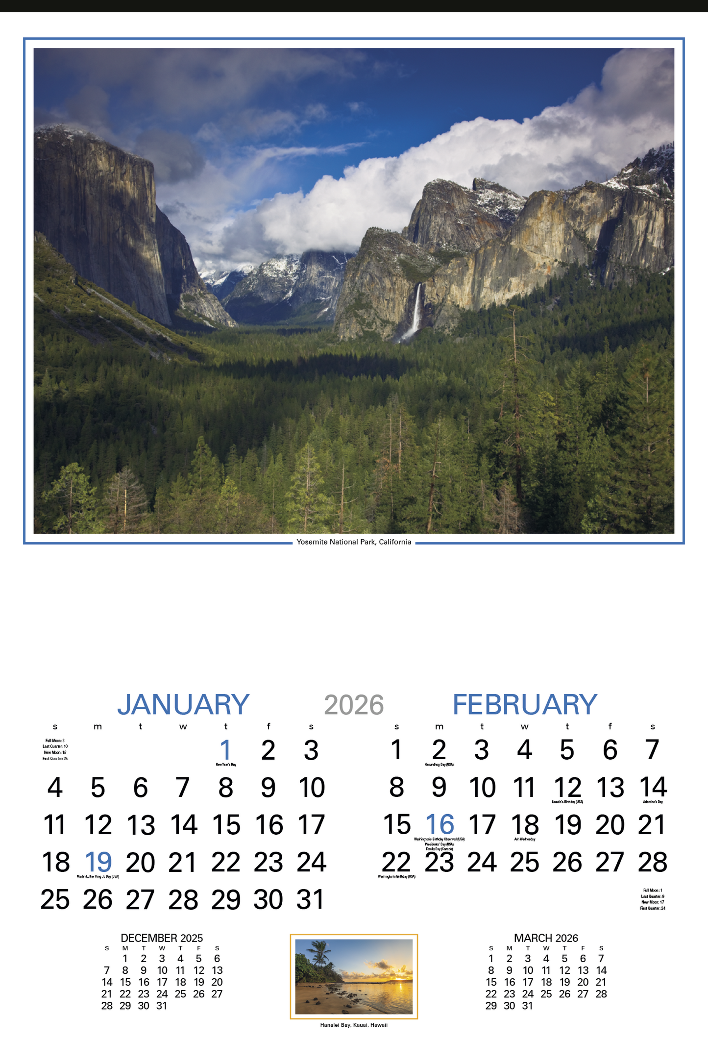 HotLine Products Our Country Executive Calendar-607