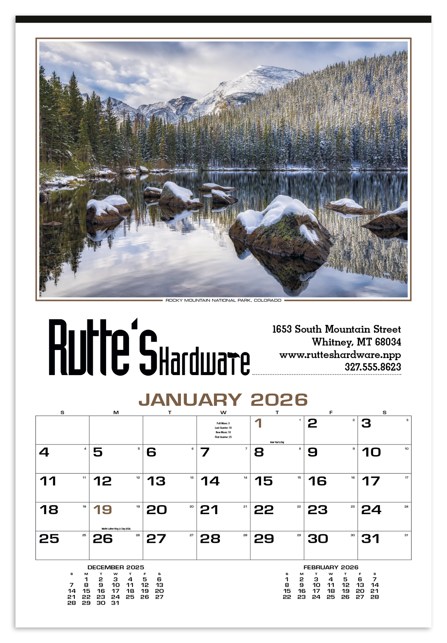 HotLine Products Our Beautiful America Executive Calendar-611