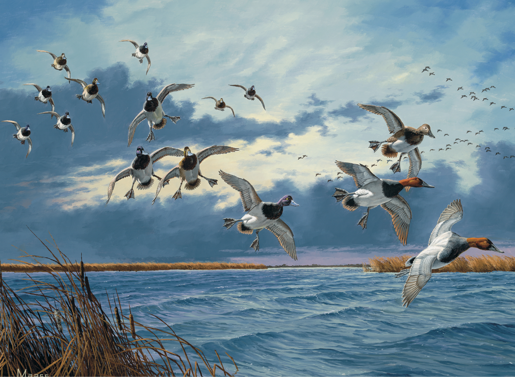 HotLine Products Maass Wildfowl Executive Calendar-614