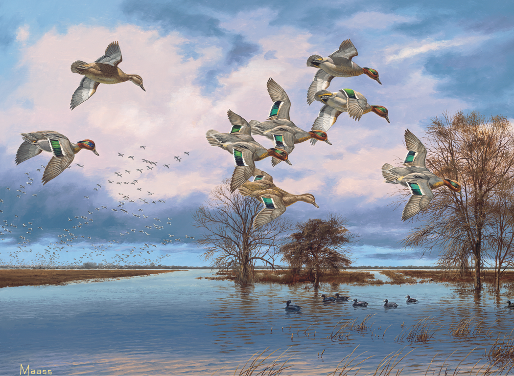 HotLine Products Maass Wildfowl Executive Calendar-614
