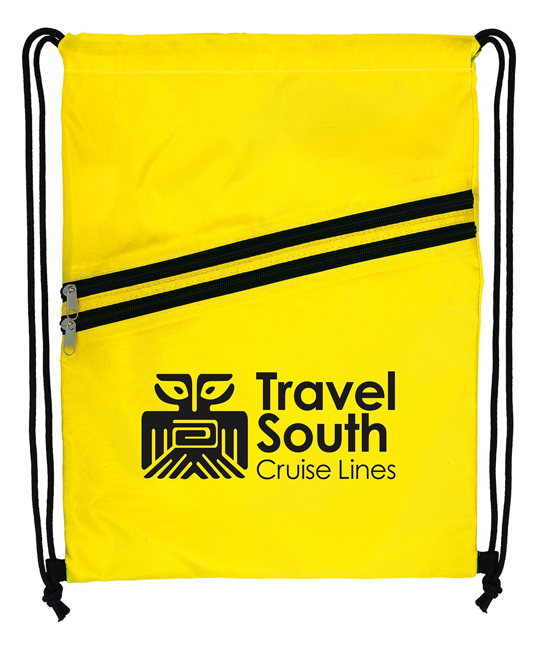 Good Value Neon MultiZippered Drawstring Backpack-16195