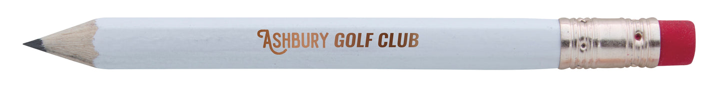Hex Golf Pencil with Eraser-62510