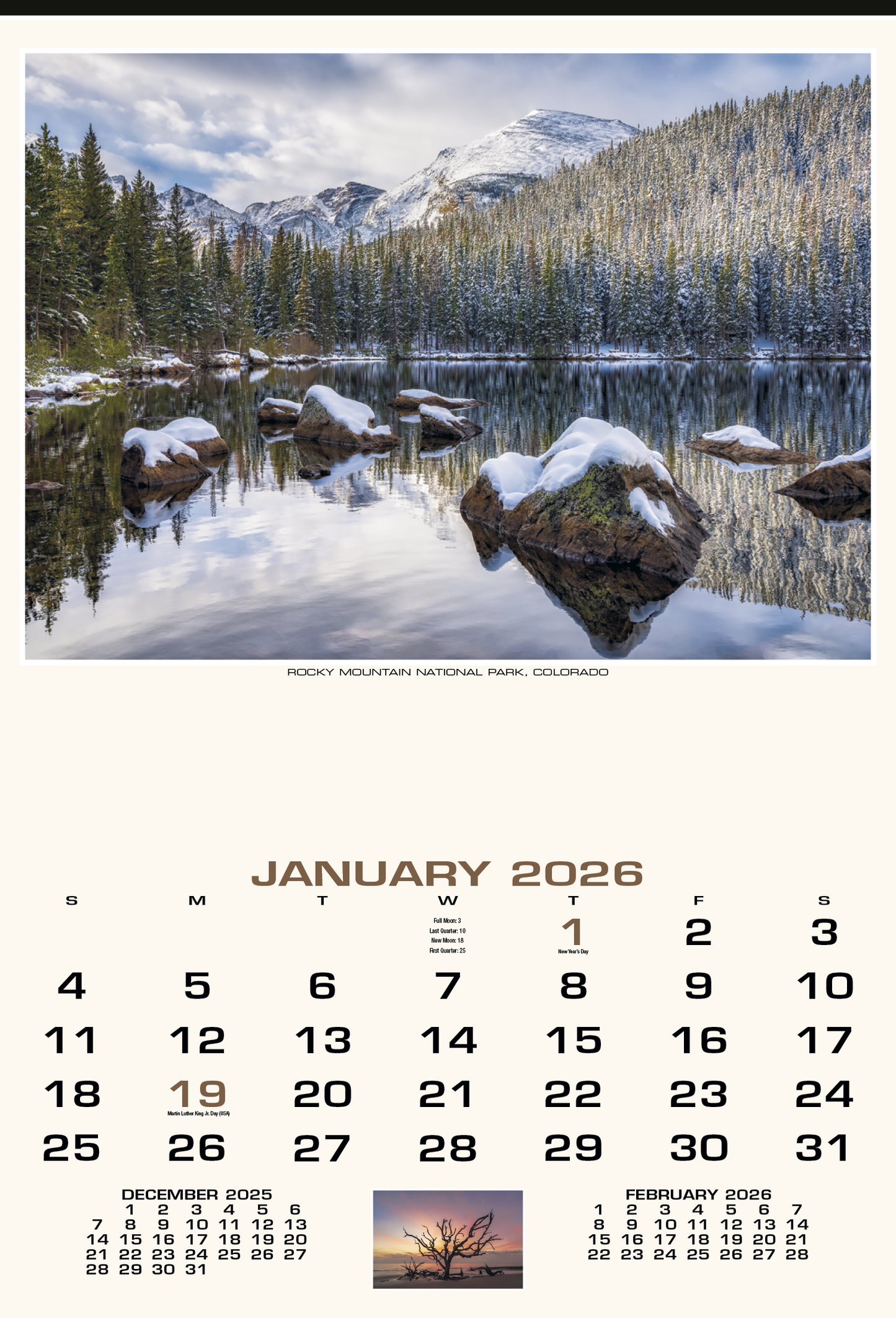 HotLine Products Scenic America Executive Calendar-633