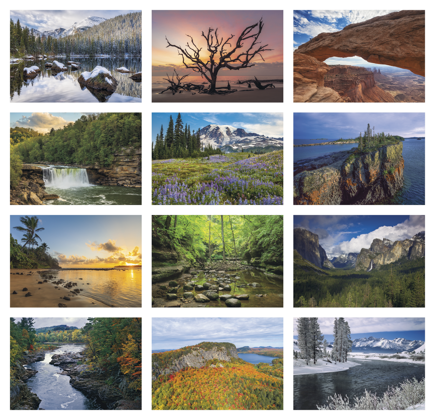 HotLine Products Scenic America Executive Calendar-633
