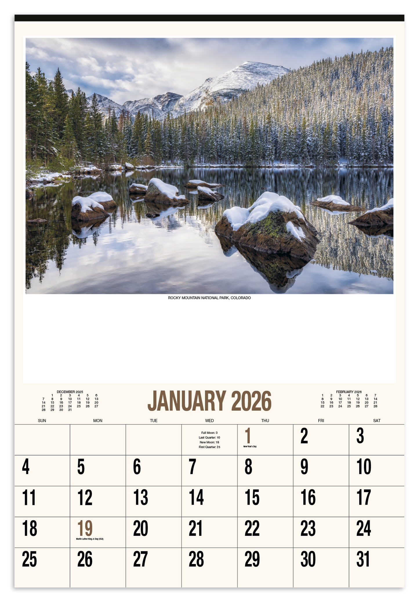 HotLine Products Scenic America ExecutiveWhite Ad Calendar-636