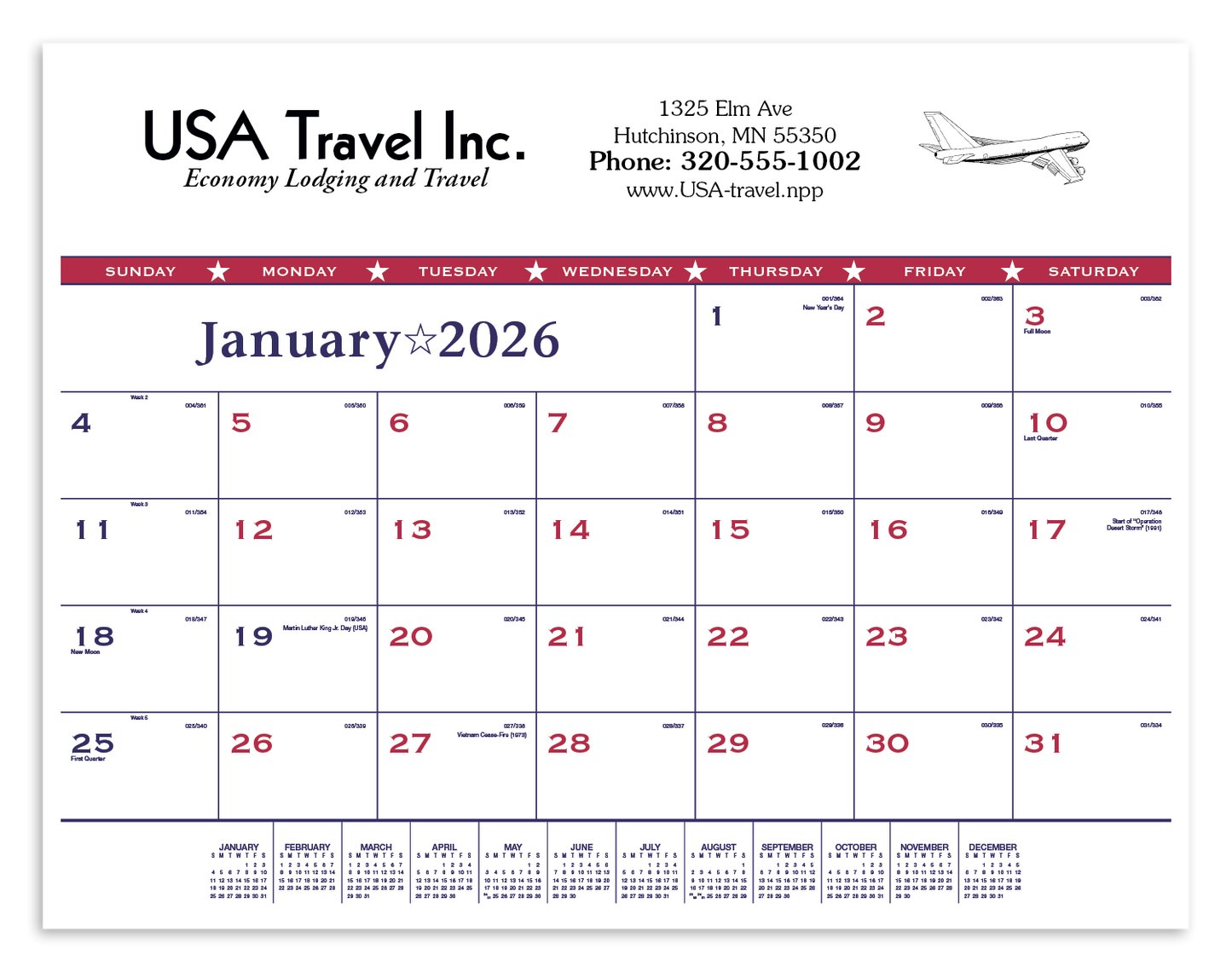 Triumph Calendars Patriotic Desk Pad-6502