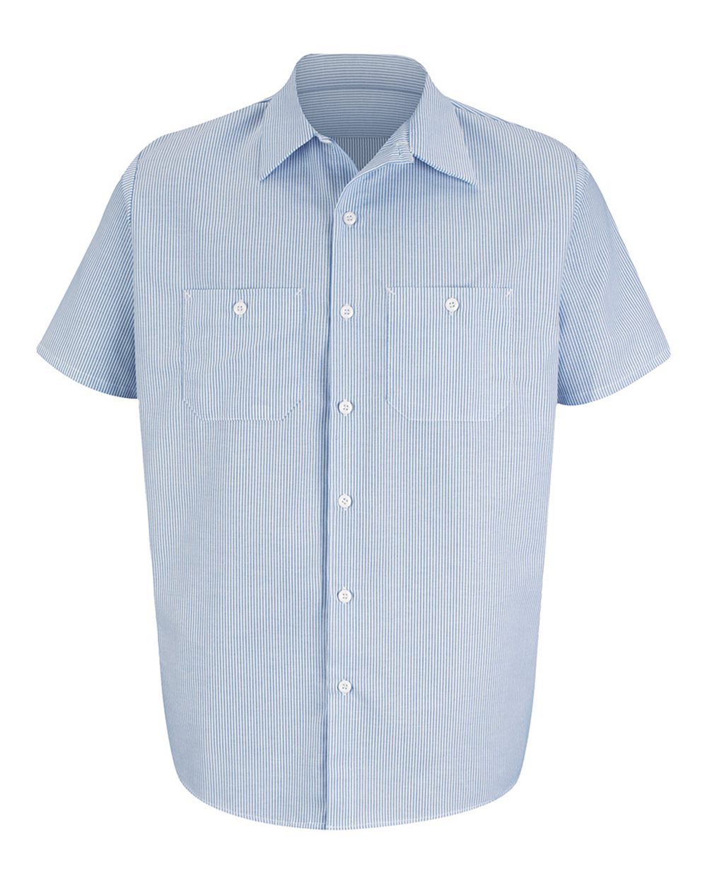 Red Kap Industrial Stripe Work Shirt - Tall Sizes - SL20T