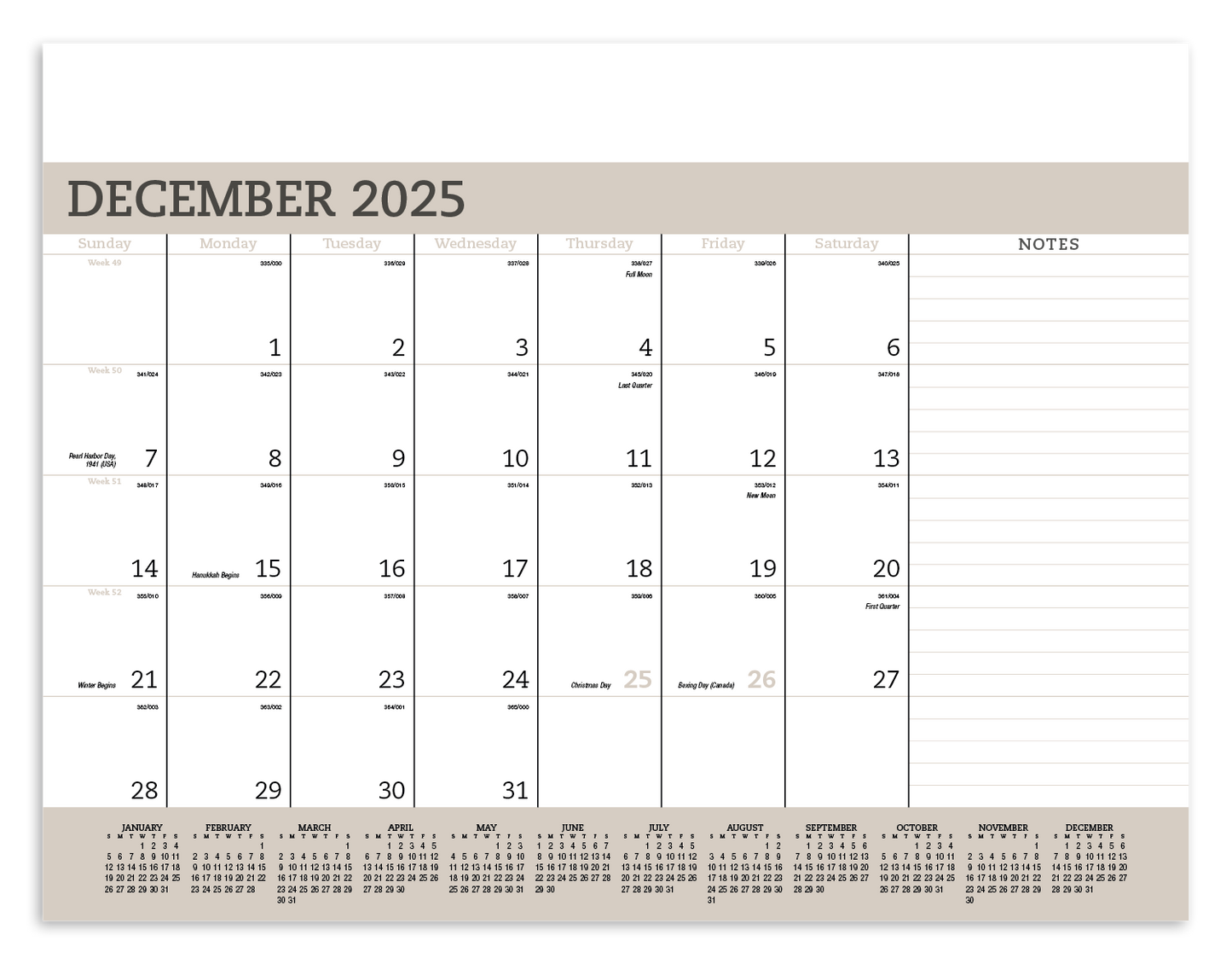 Triumph Calendars Vinyl Desk Pad-6550