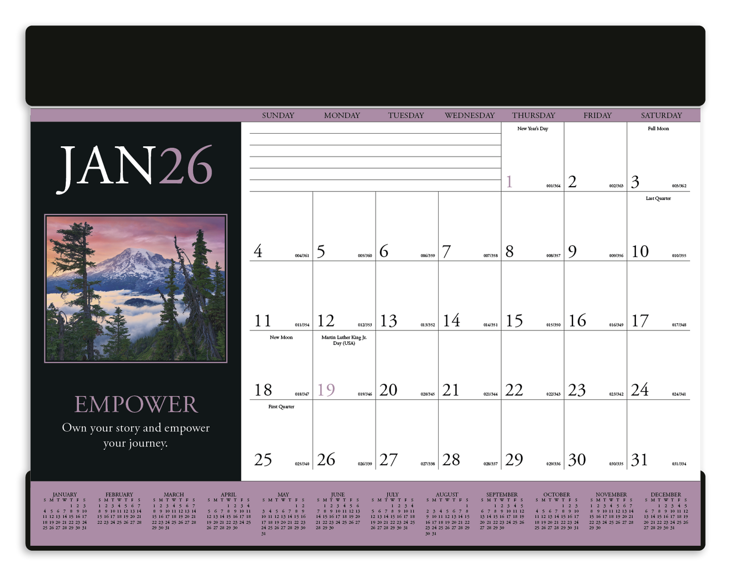 Triumph Calendars Motivations Desk Pad-6552