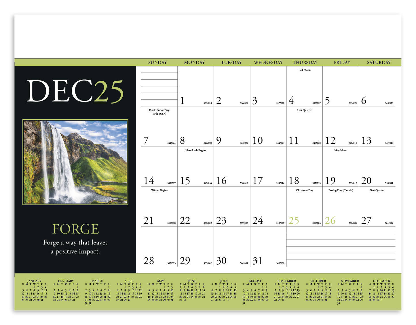 Triumph Calendars Motivations Desk Pad-6552