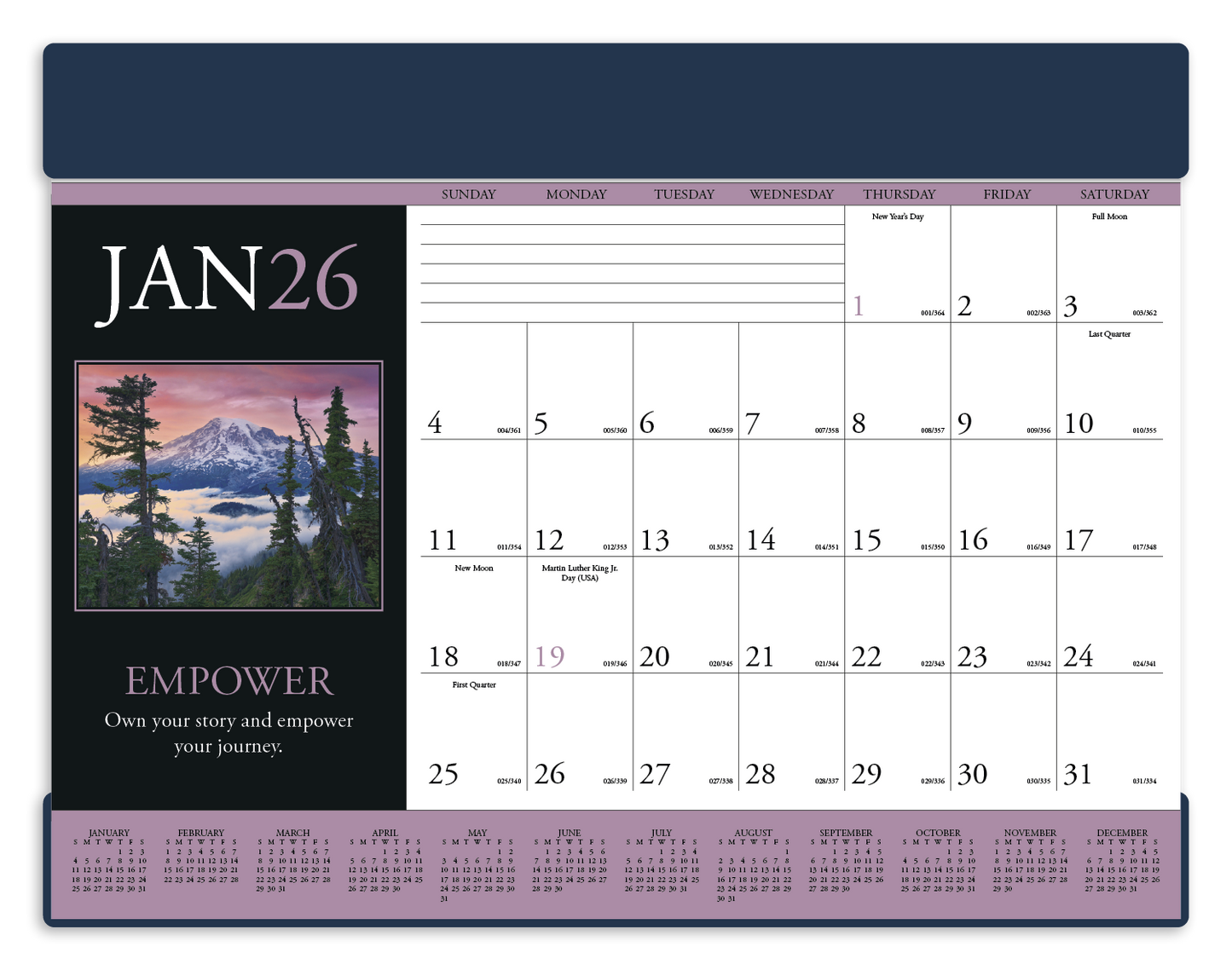 Triumph Calendars Motivations Desk Pad-6552