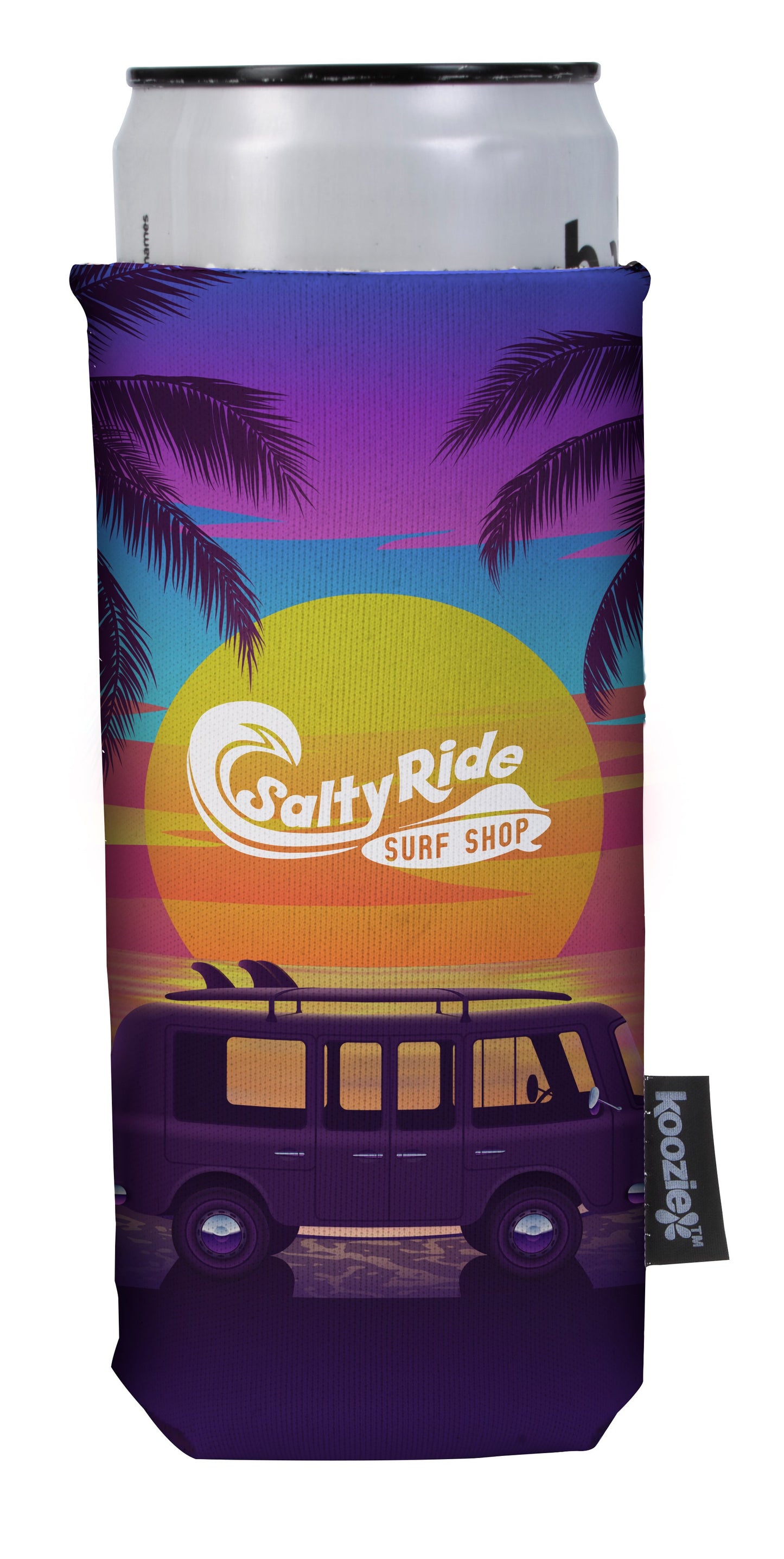 Koozie FullColor Collapsible Slim Neoprene Can Cooler-46416