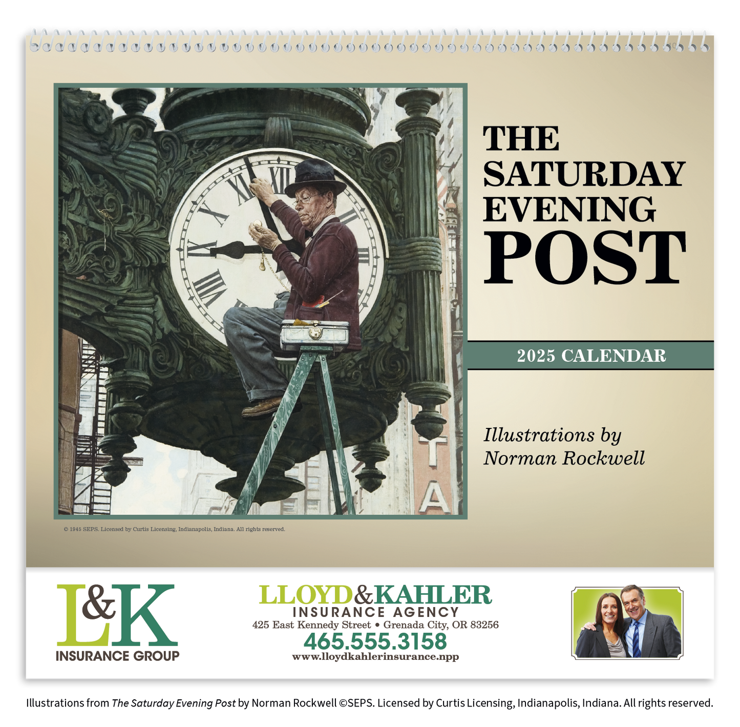 Triumph Calendars The Saturday Evening Post Illustrations by Norman Rockwell Calendar-1101