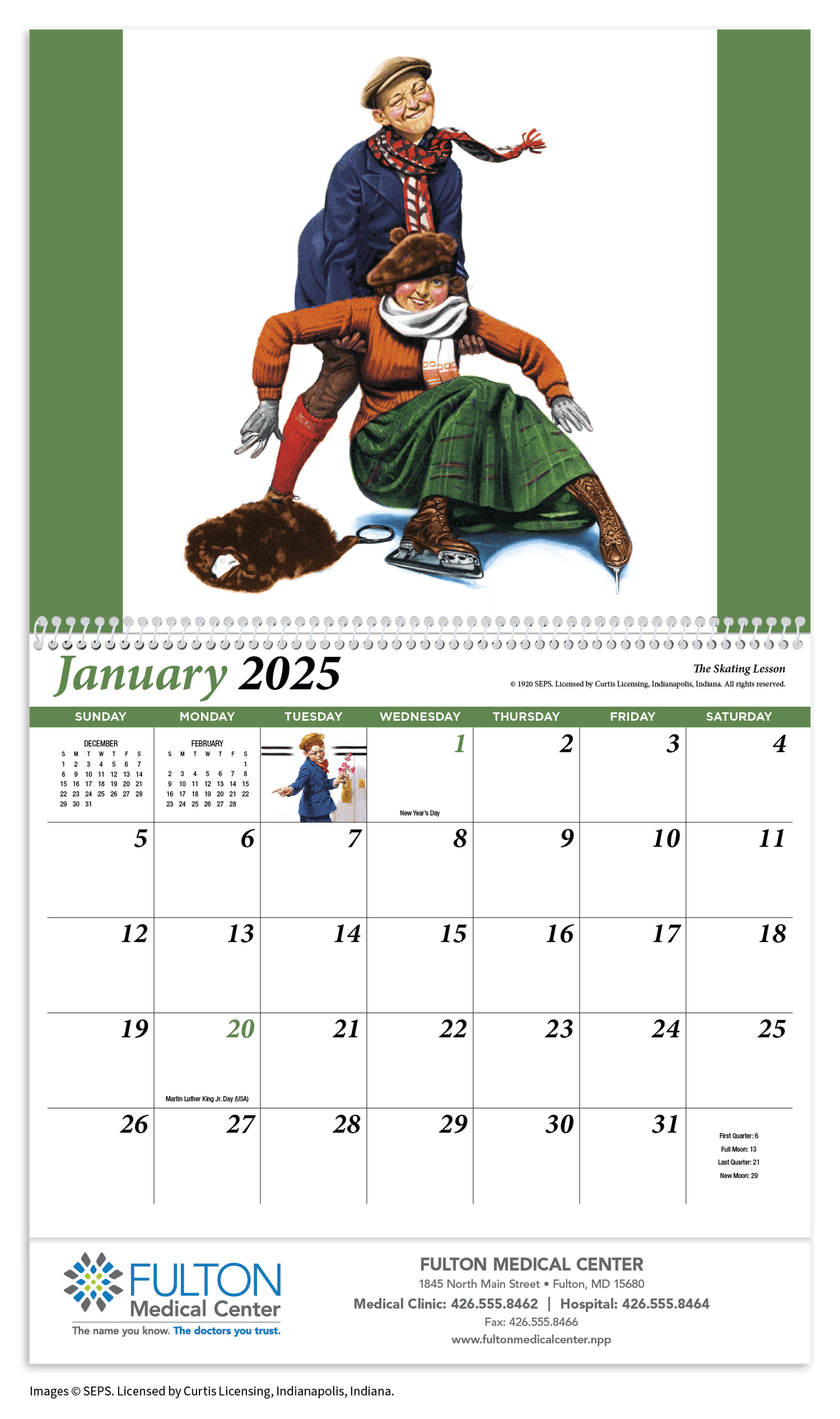 HotLine Products Rockwell Pharmacy Special Markets Calendar-123