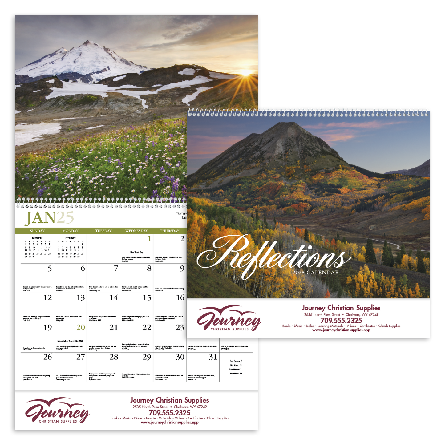 HotLine Products Reflections NonDenominational Appointment Calendar Spiral-406