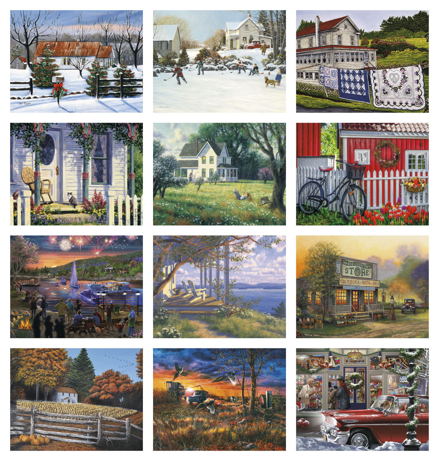 Good Value Scenic Memories Spiral Calendar-7046