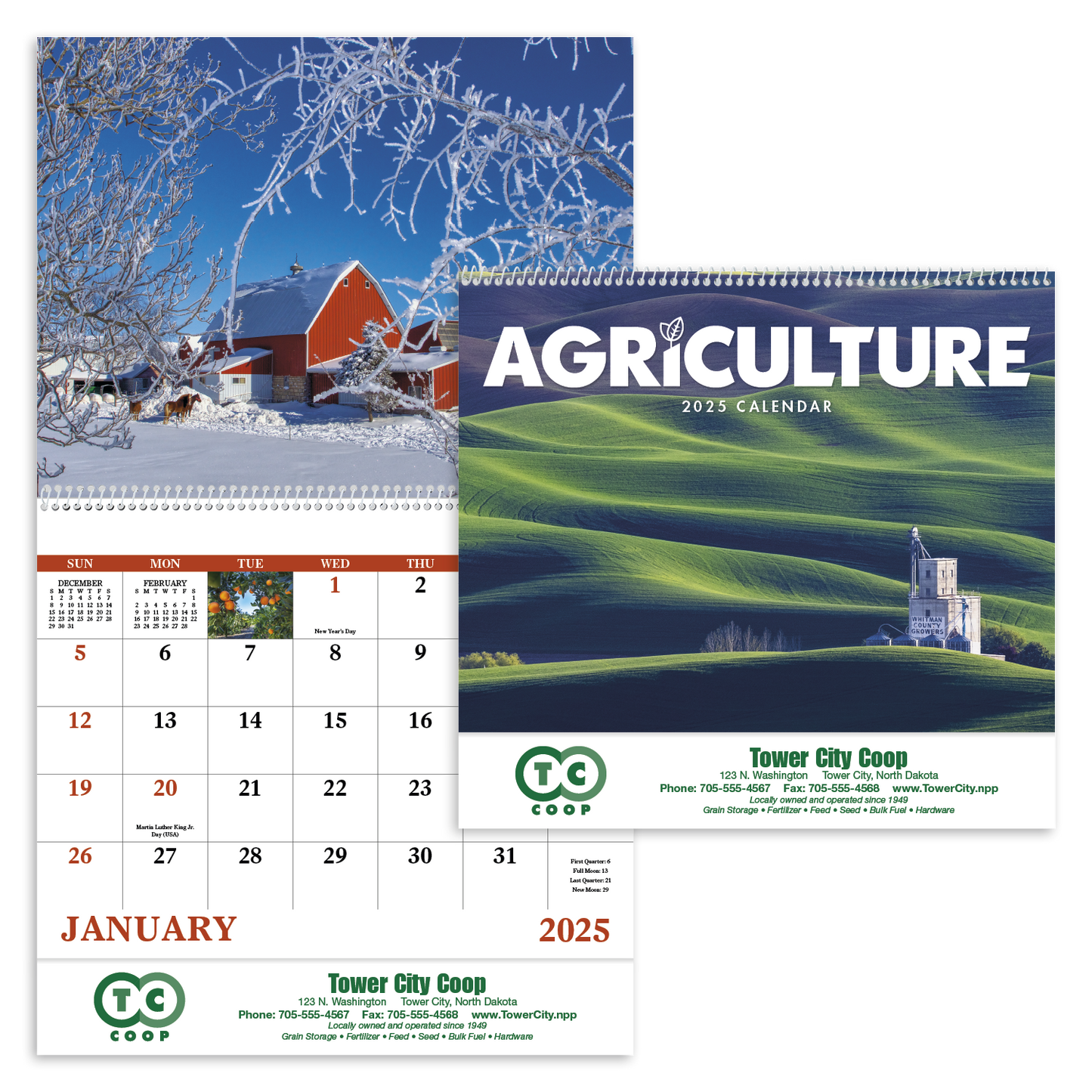 Good Value Agriculture Spiral Calendar-7047