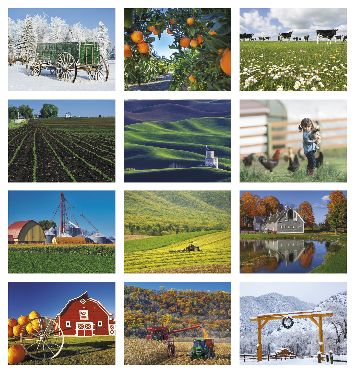 Good Value Agriculture Spiral Calendar-7047