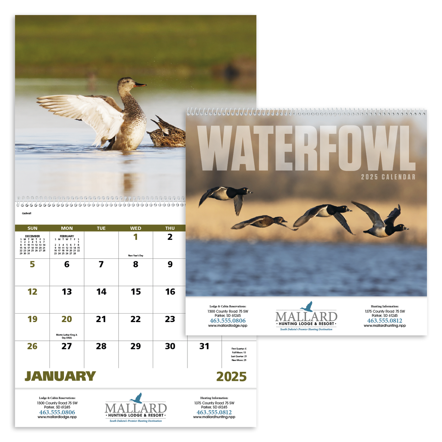 Good Value Waterfowl Spiral Calendar-7048