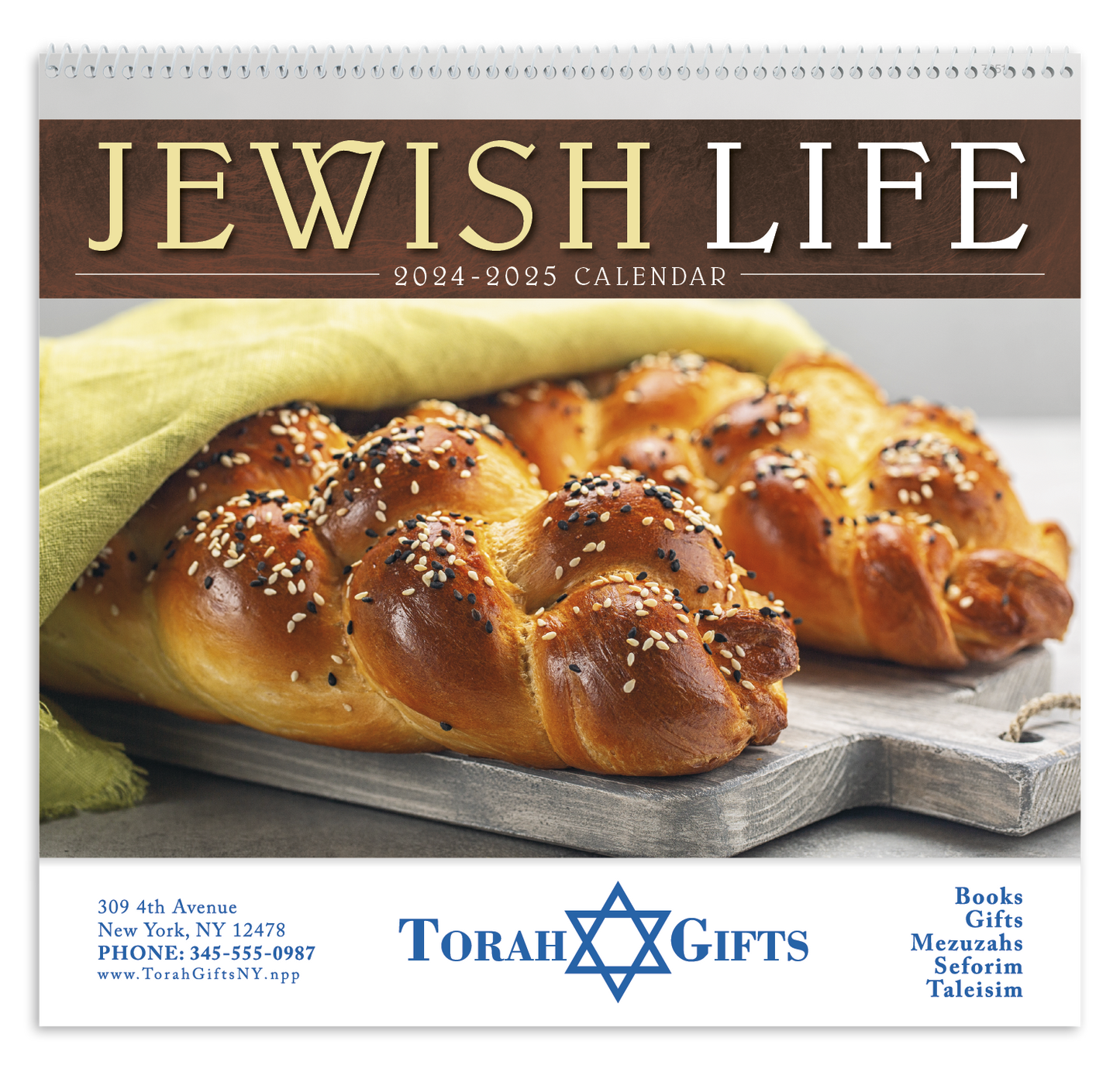 Good Value Jewish Life Spiral Calendar-7051