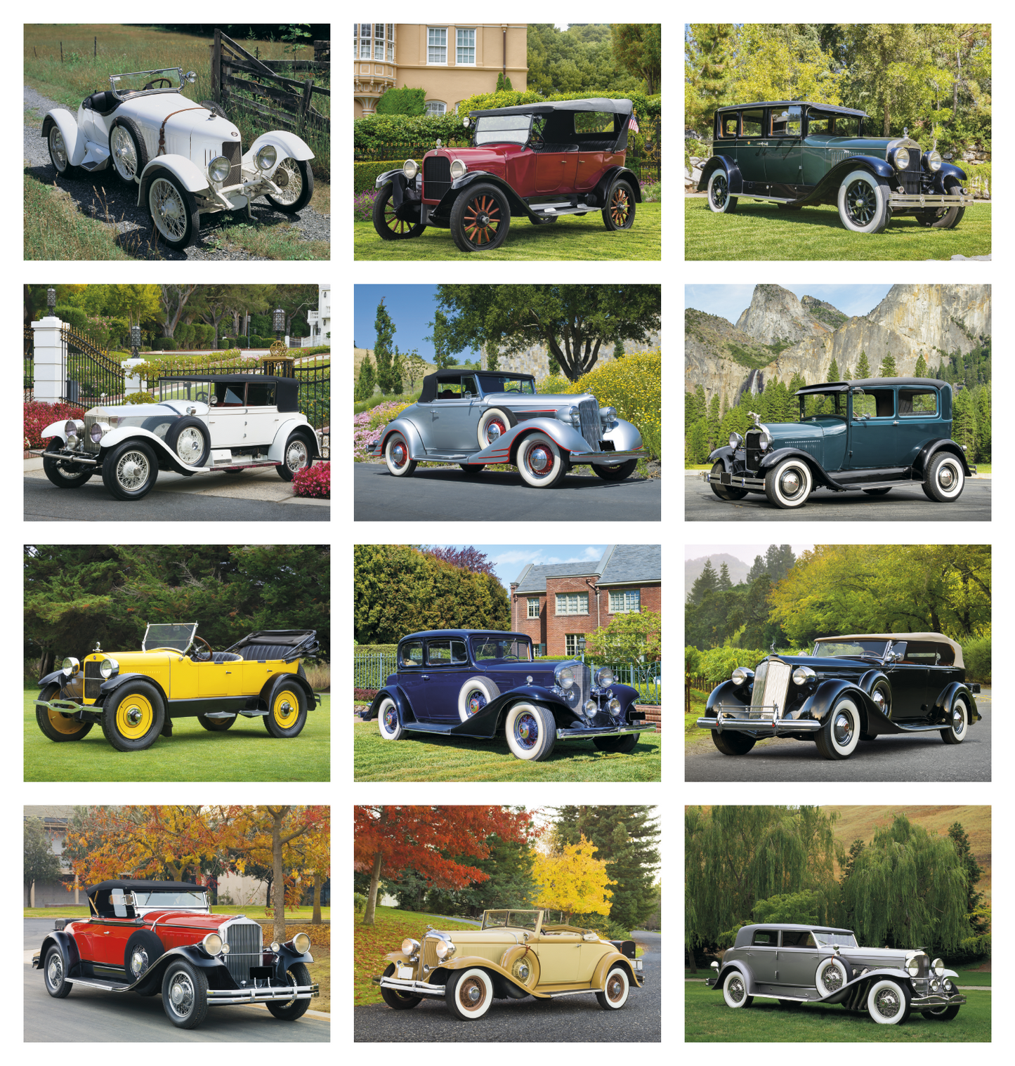 Good Value Antique Autos Spiral Calendar-7057