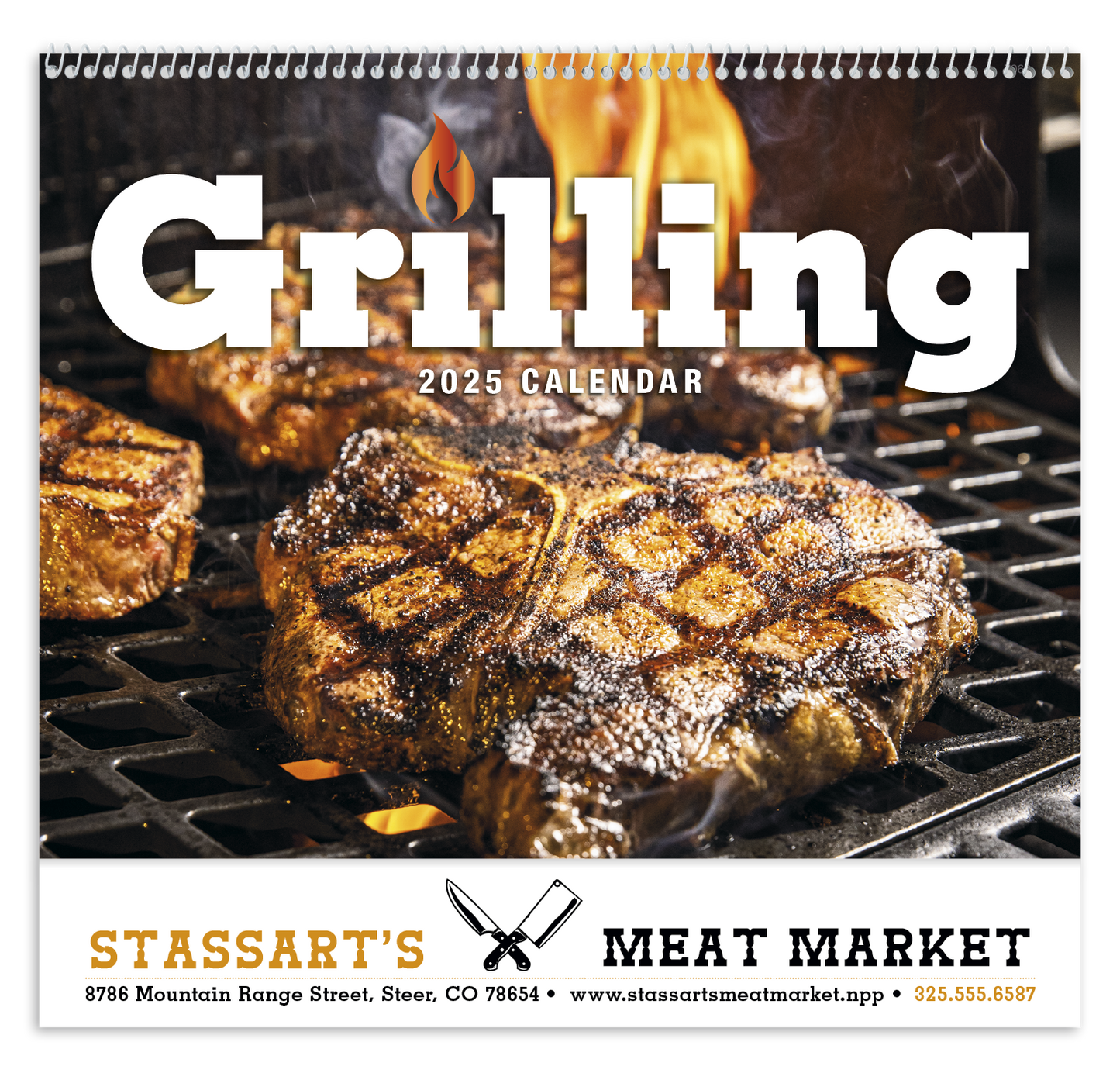 Good Value Grilling Spiral Calendar-7062