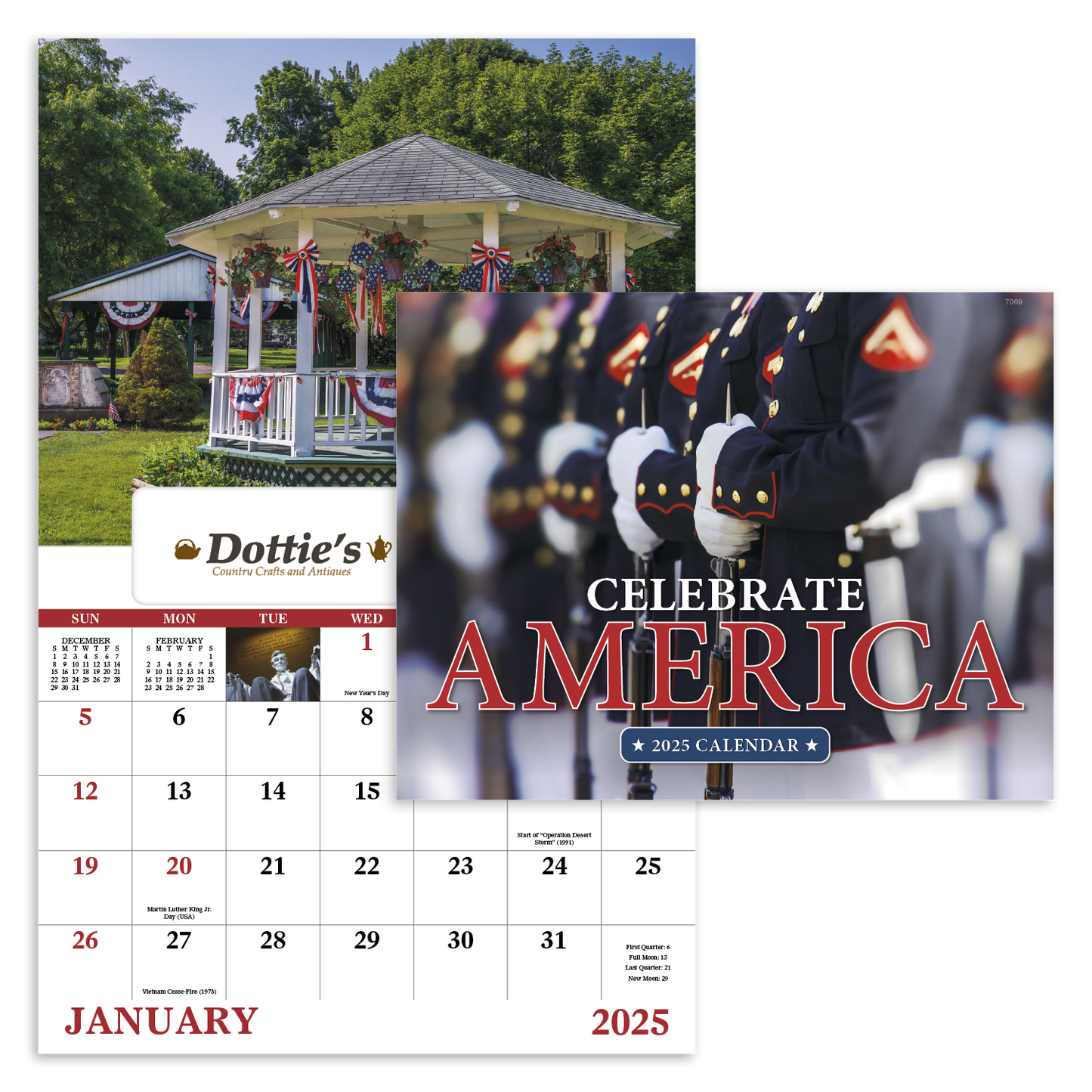 Good Value Celebrate America Window Calendar-7569
