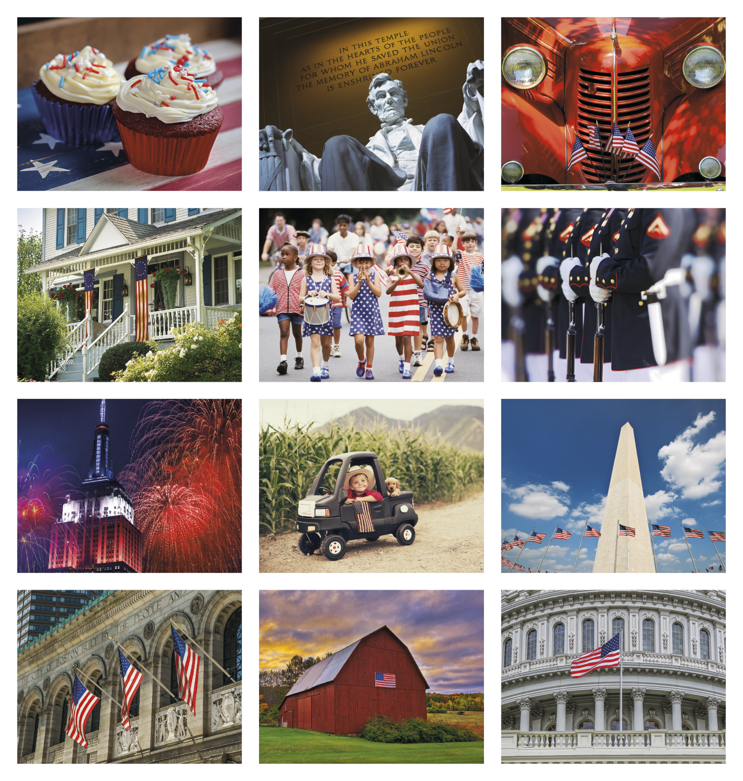 Good Value Celebrate America Window Calendar-7569