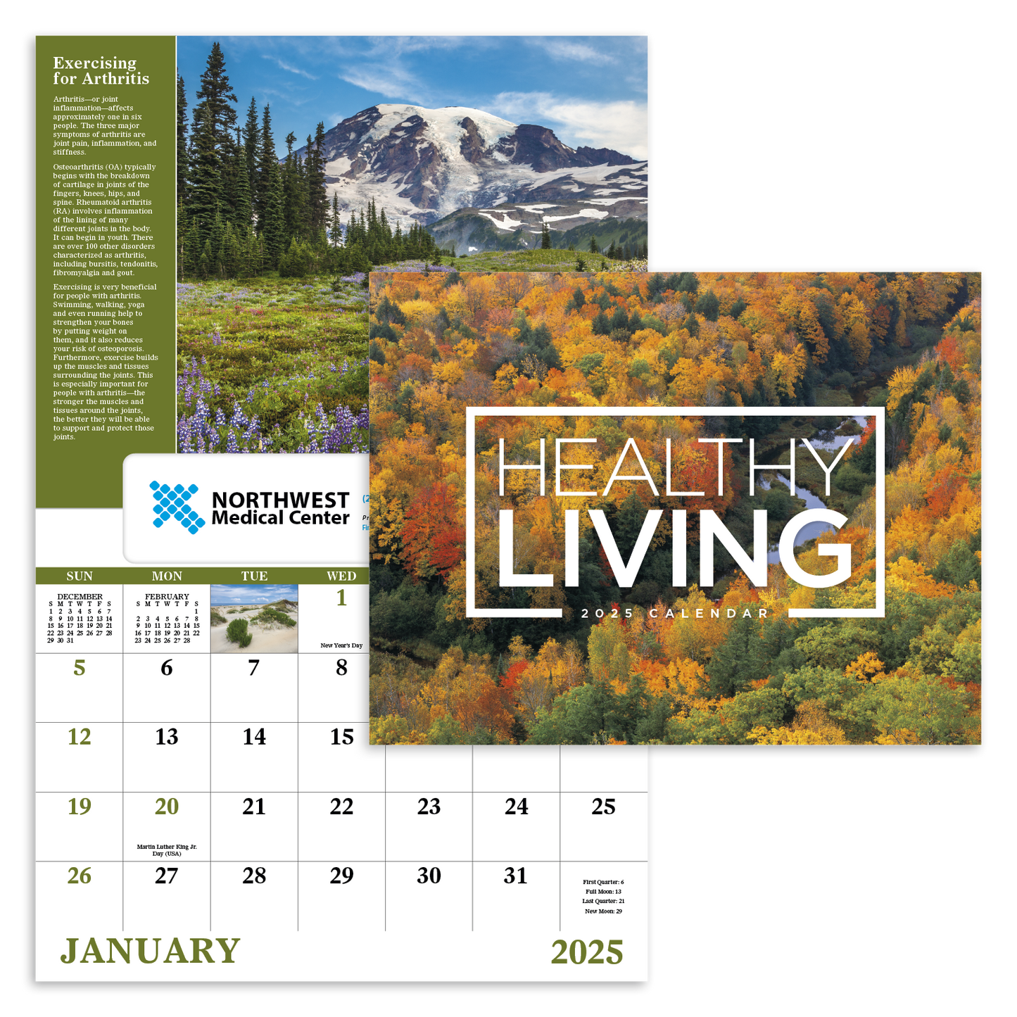 Good Value Healthy Living Window Calendar-7573