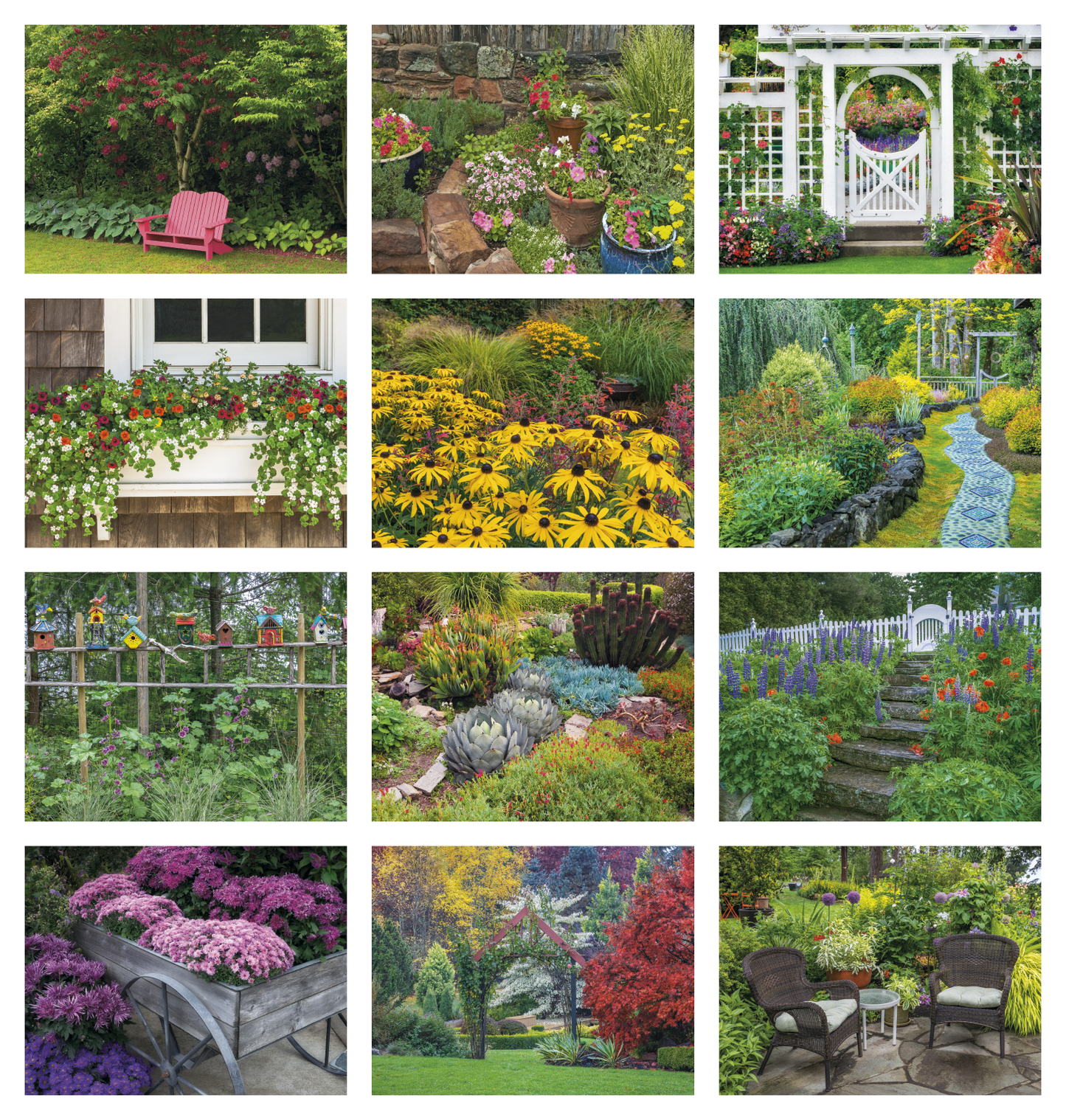 Good Value Garden Walk Window Calendar-7577