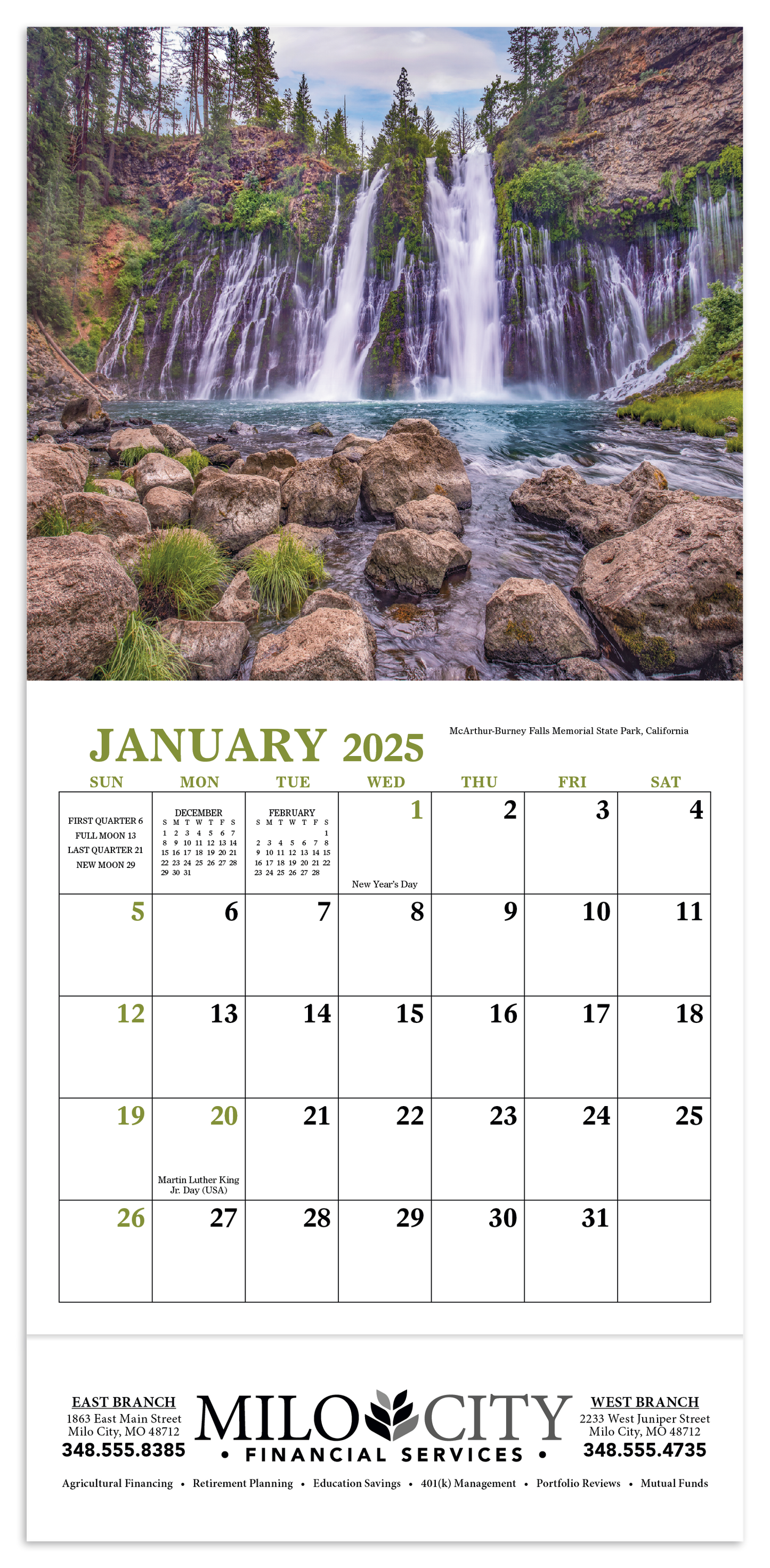 Good Value Landscapes of America Mini Calendar-7702