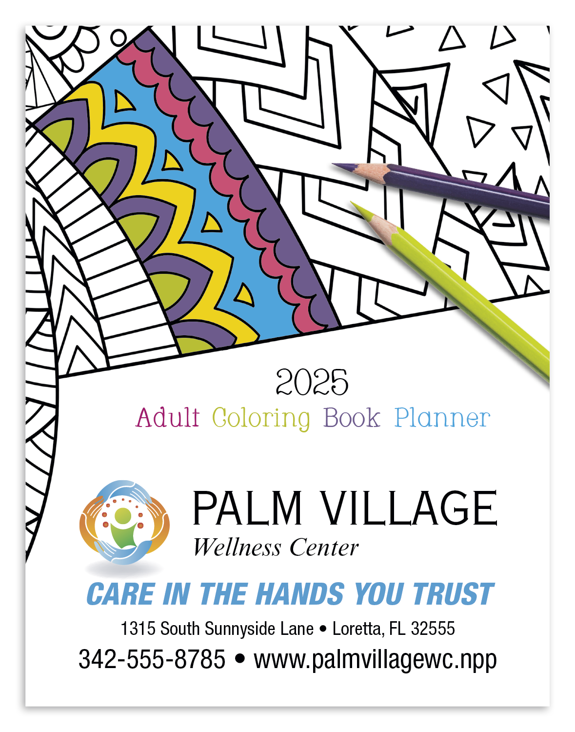 Good Value Adult Coloring Book Planner-8200