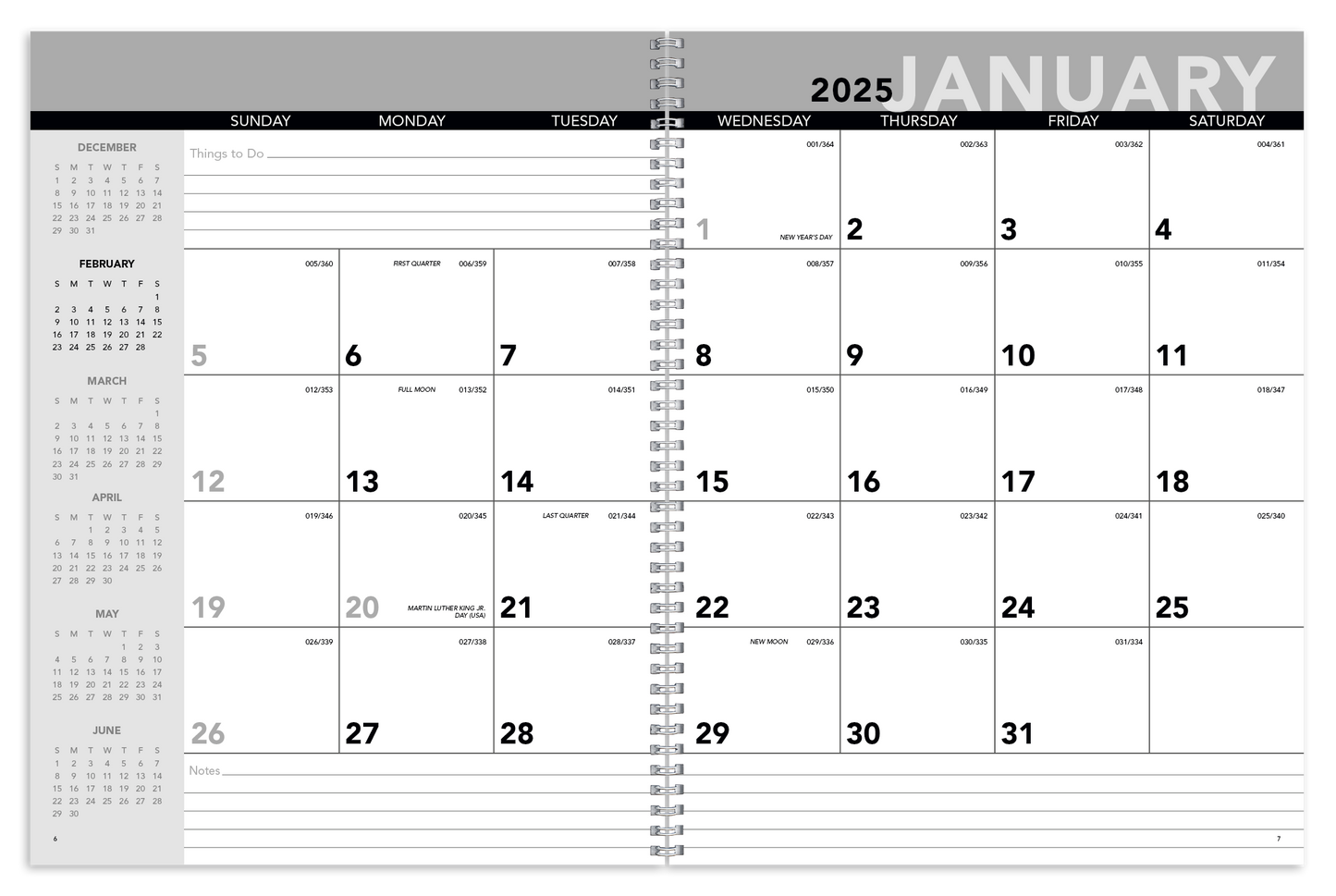 Triumph Calendars Standard Year Desk Planner with Custom Cover-820