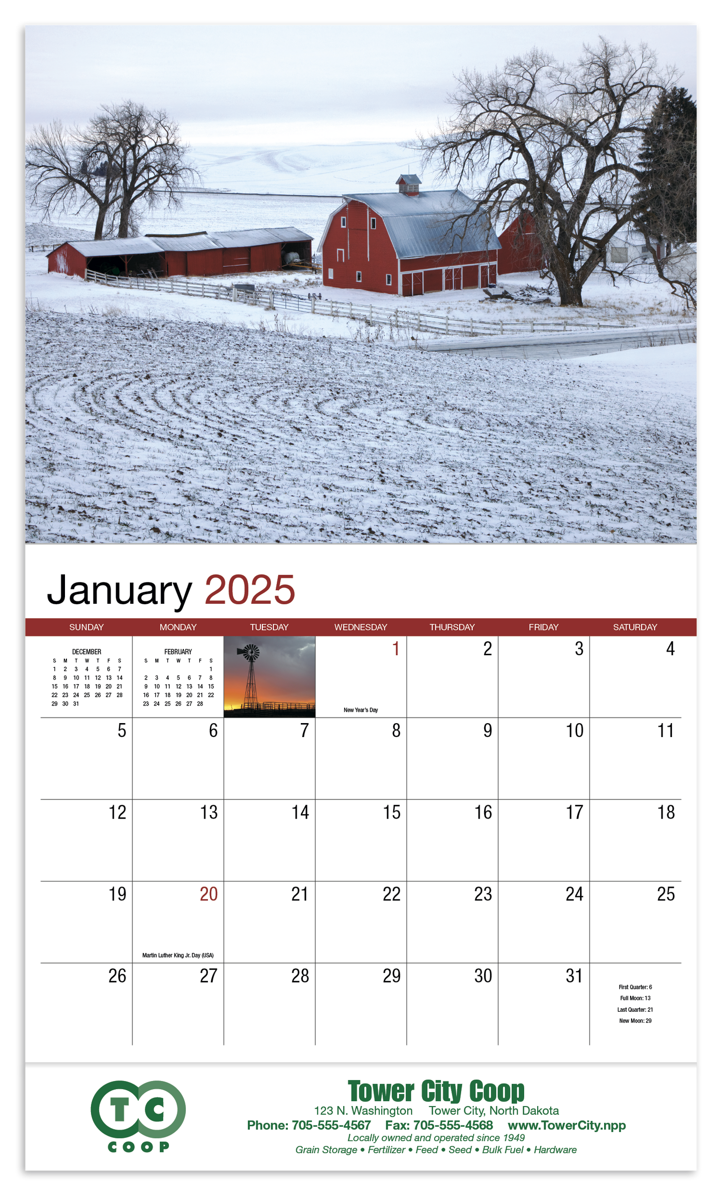 HotLine Products Americas Bounty Appointment Calendar Stapled-831