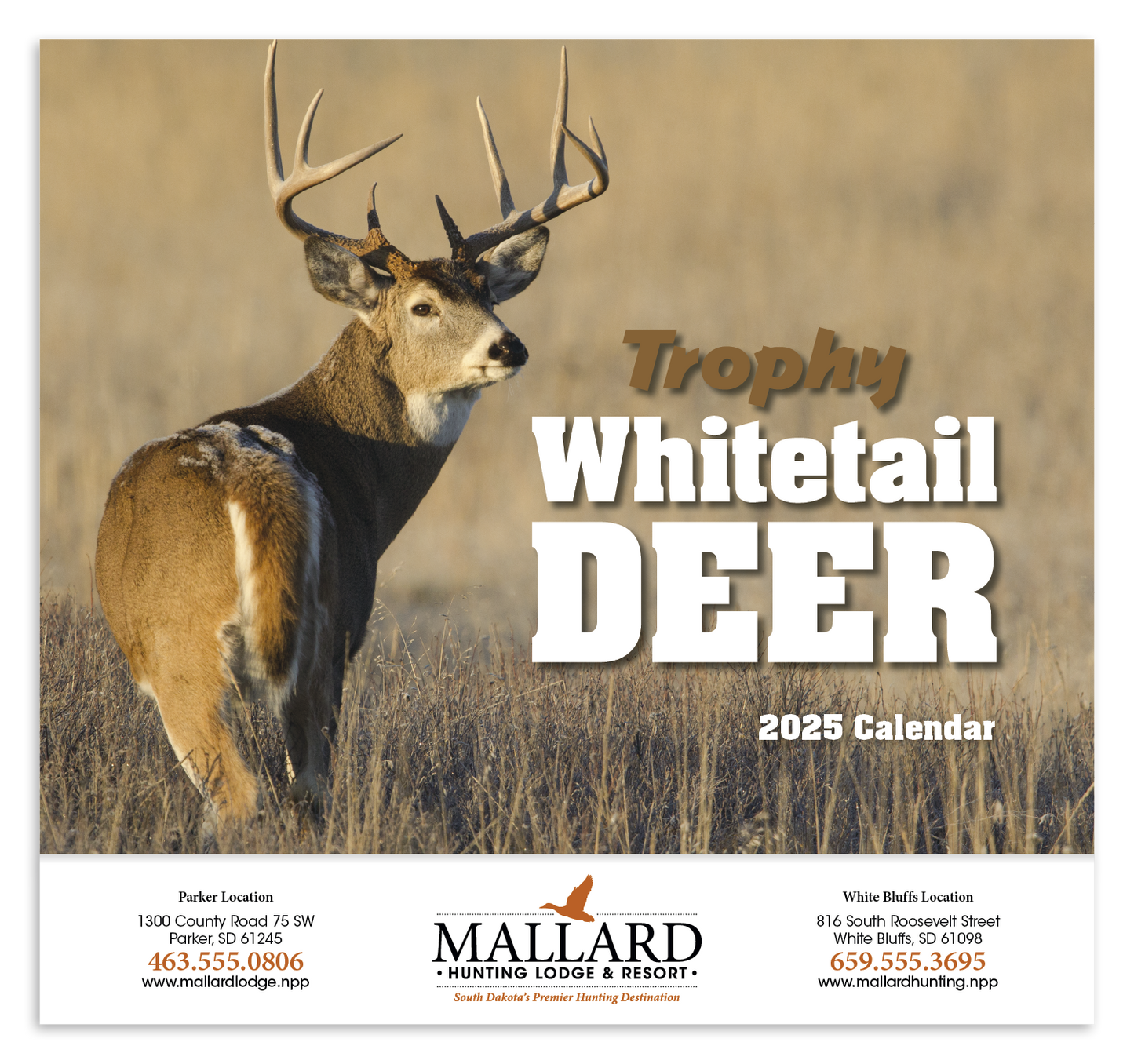 HotLine Products Trophy Whitetail Deer Appointment Calendar Stapled-896