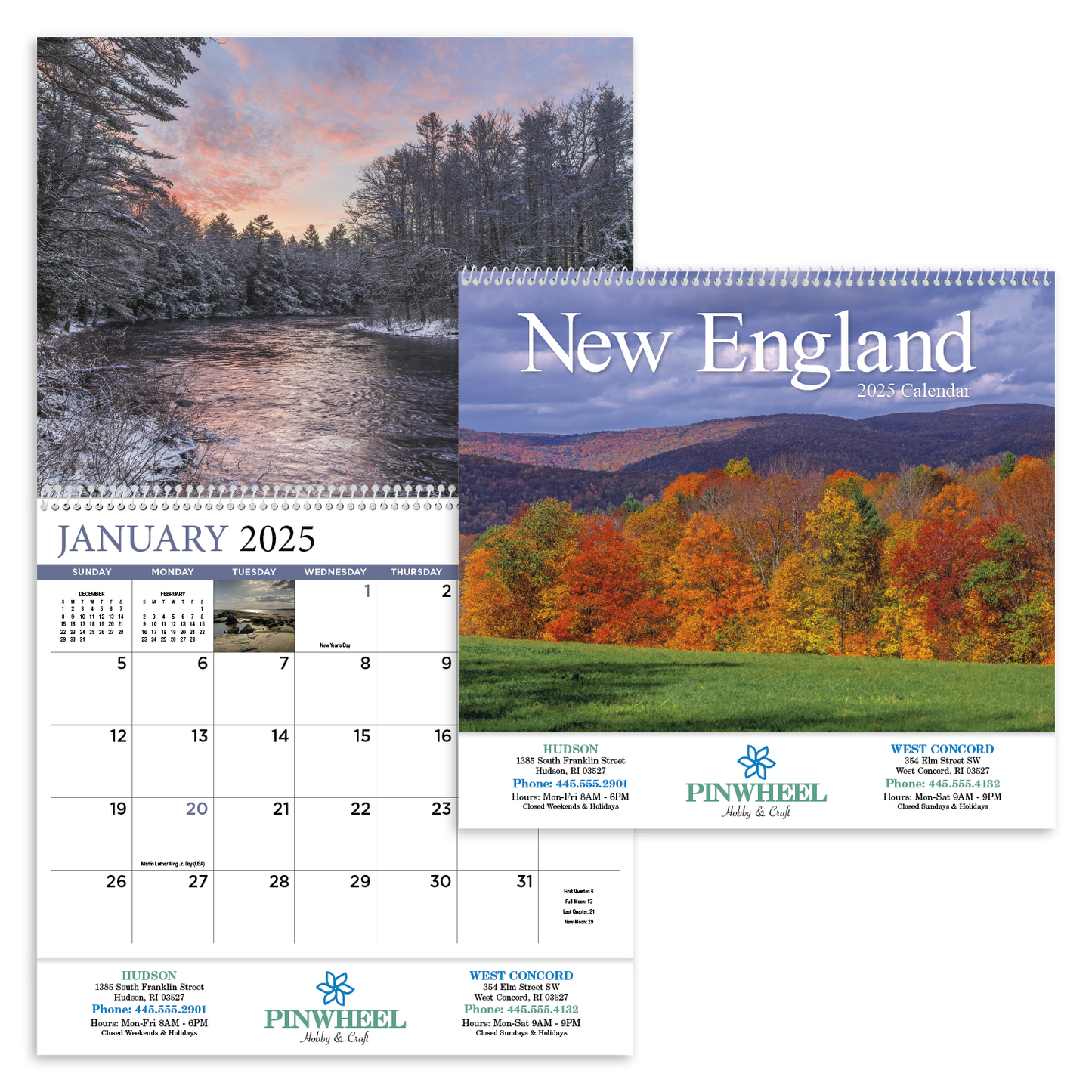 HotLine Products New England Appointment Calendar Spiral-412